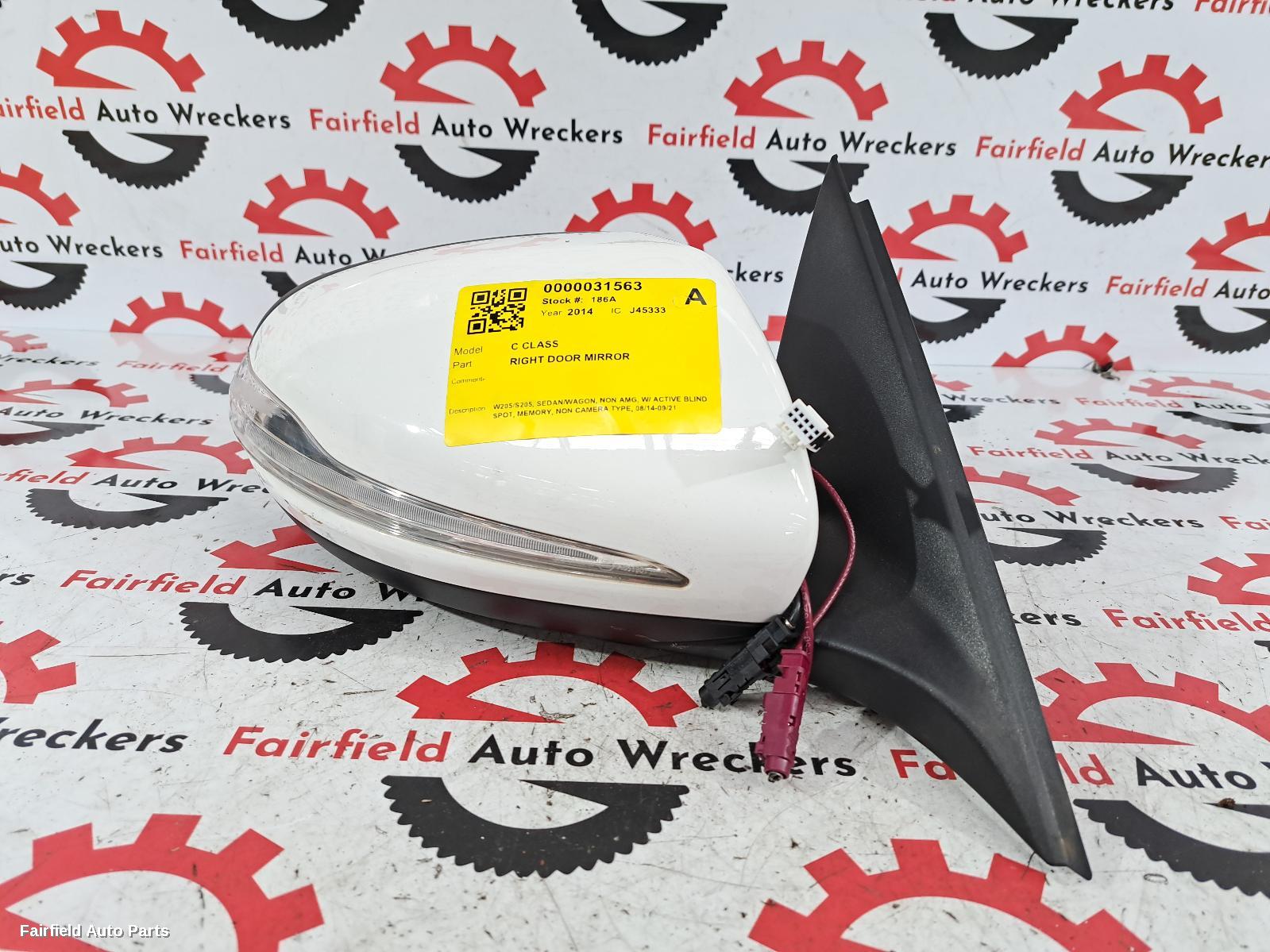 2014-2015 Mercedes C Class Right Door Mirror