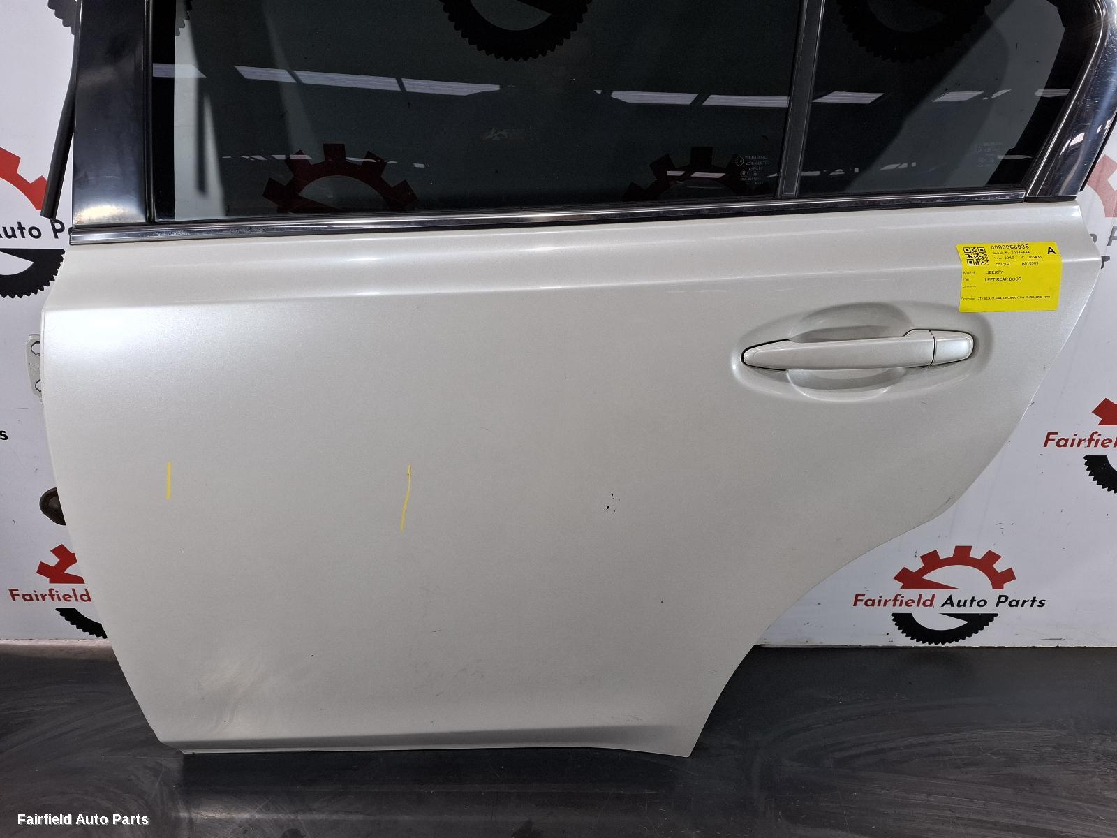 2009-2014 Subaru Liberty Left Rear Door Sliding