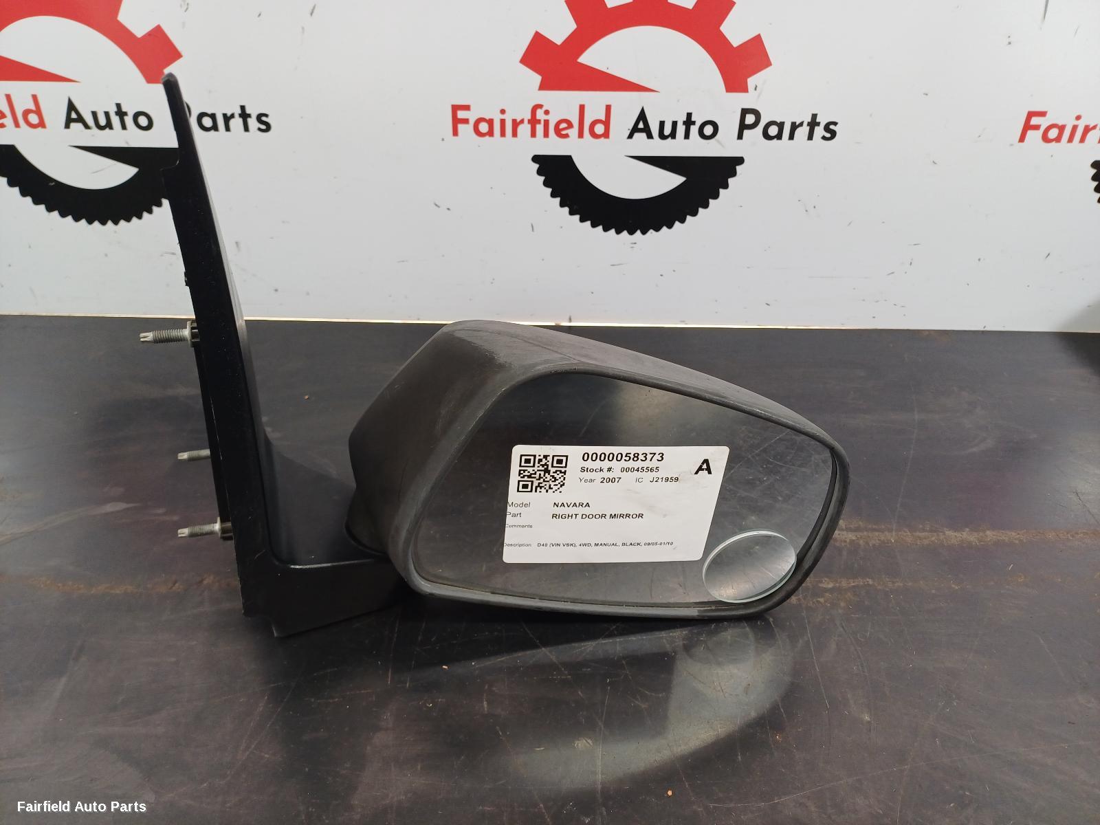 2005-2010 Nissan Navara Right Door Mirror