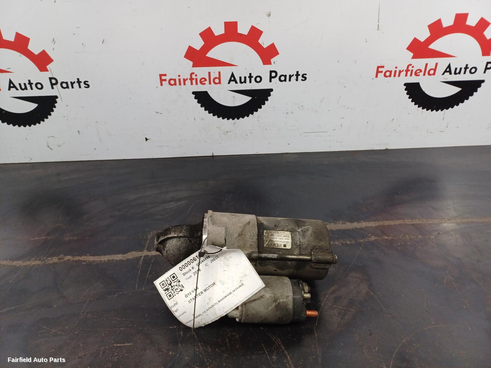 2015-2021 Ldv G10 Starter