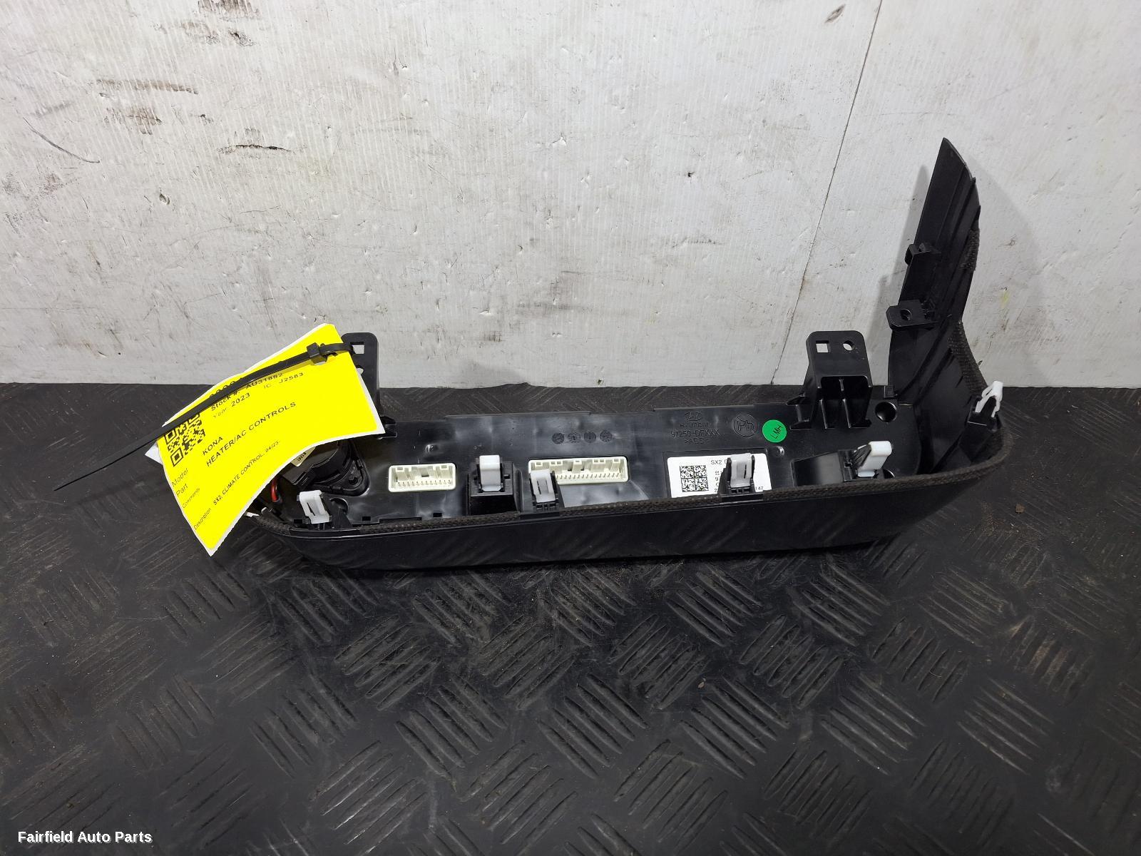 2023-2025 Hyundai Kona Heater Ac Controls