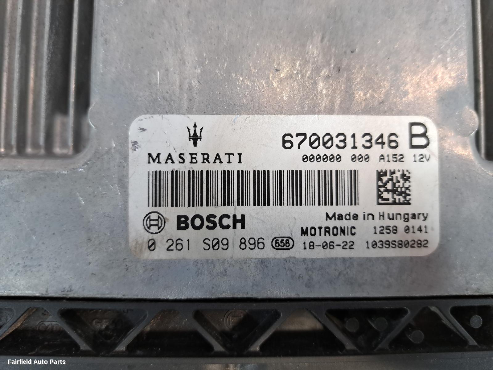 2016-2024 Maserati Levante Ecu
