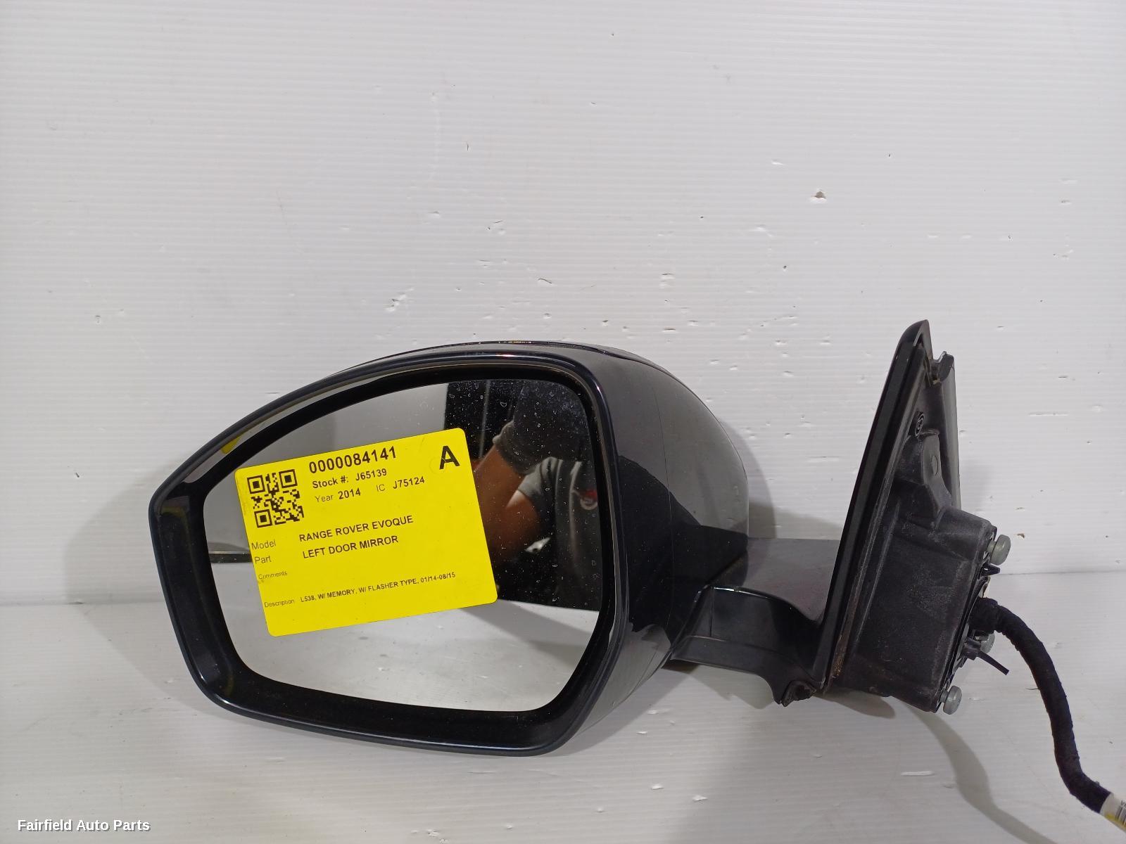2014-2015 Land Rover Rangerover Evoque Left Door Mirror