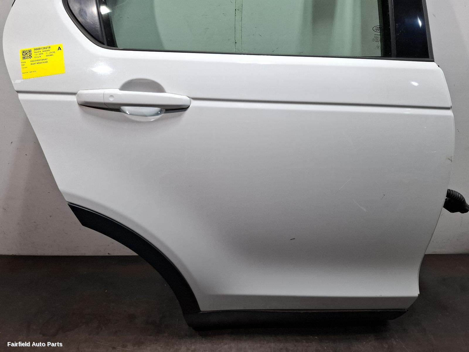 2015-2025 Land Rover Discovery Sport Right Rear Door Sliding