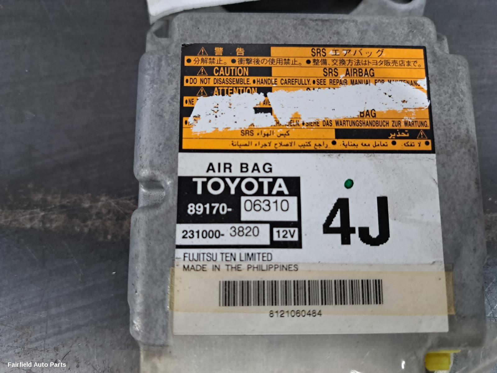 2006-2012 Toyota Aurion Airbag Module Sensor
