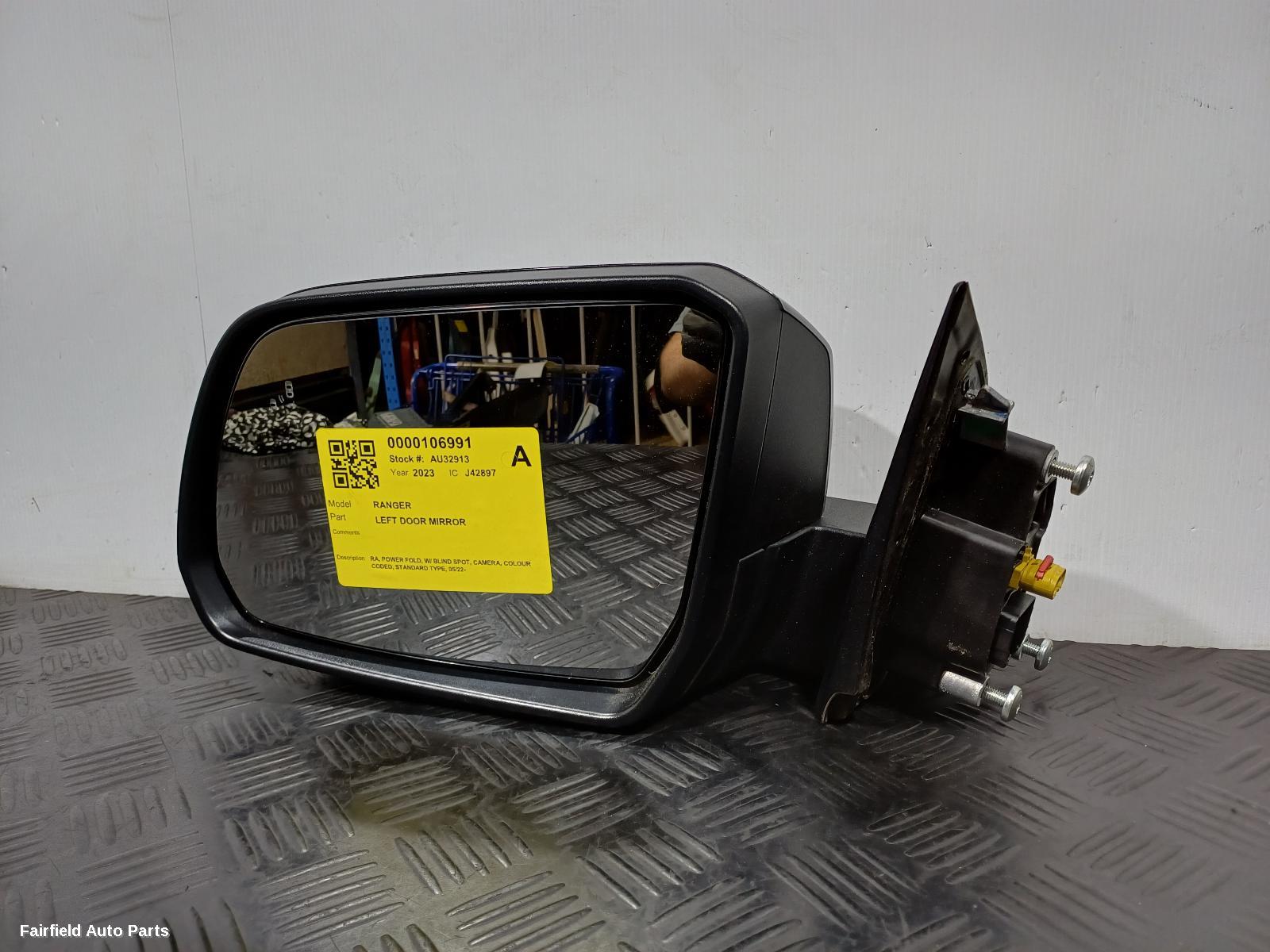2022-2025 Ford Ranger Left Door Mirror