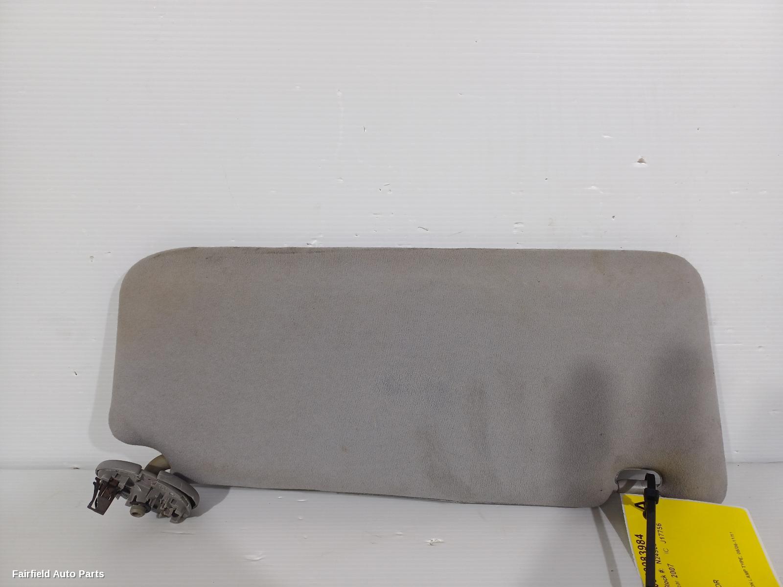 2006-2011 Toyota Camry Sunvisor