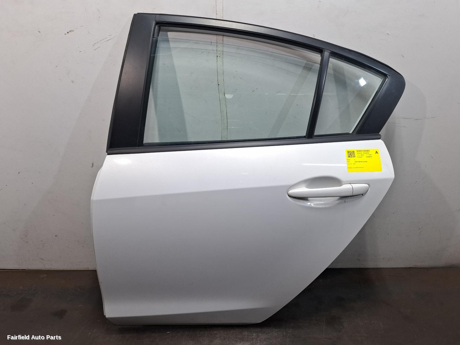 2009-2013 Mazda 3 Left Rear Door Sliding