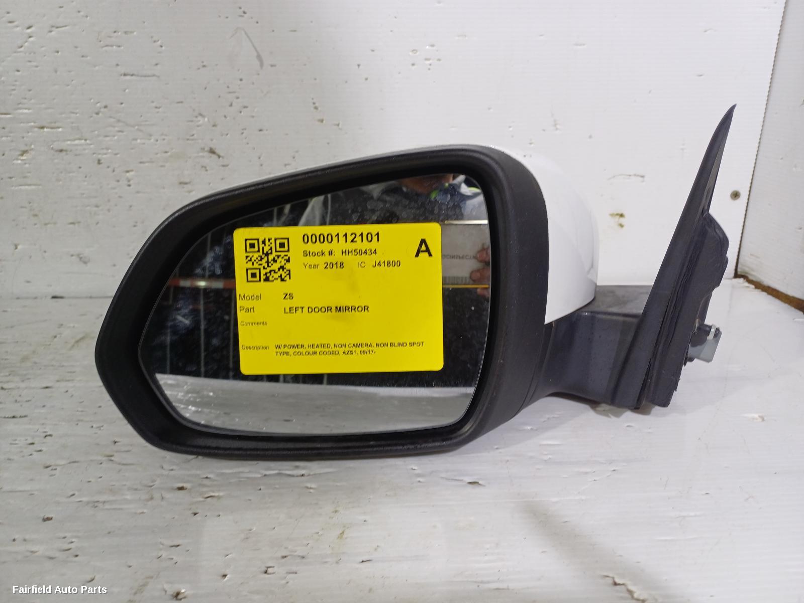 2017-2024 Mg Zs Left Door Mirror