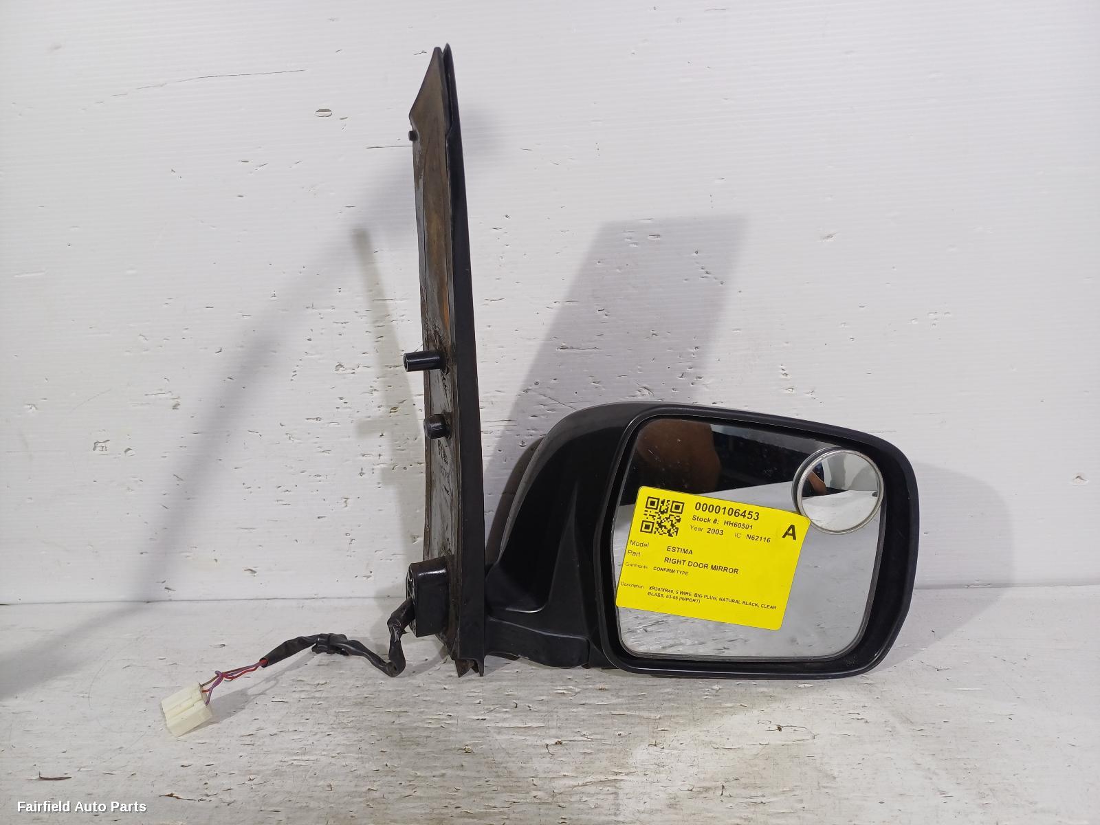 2003-2006 Toyota Estima Right Door Mirror