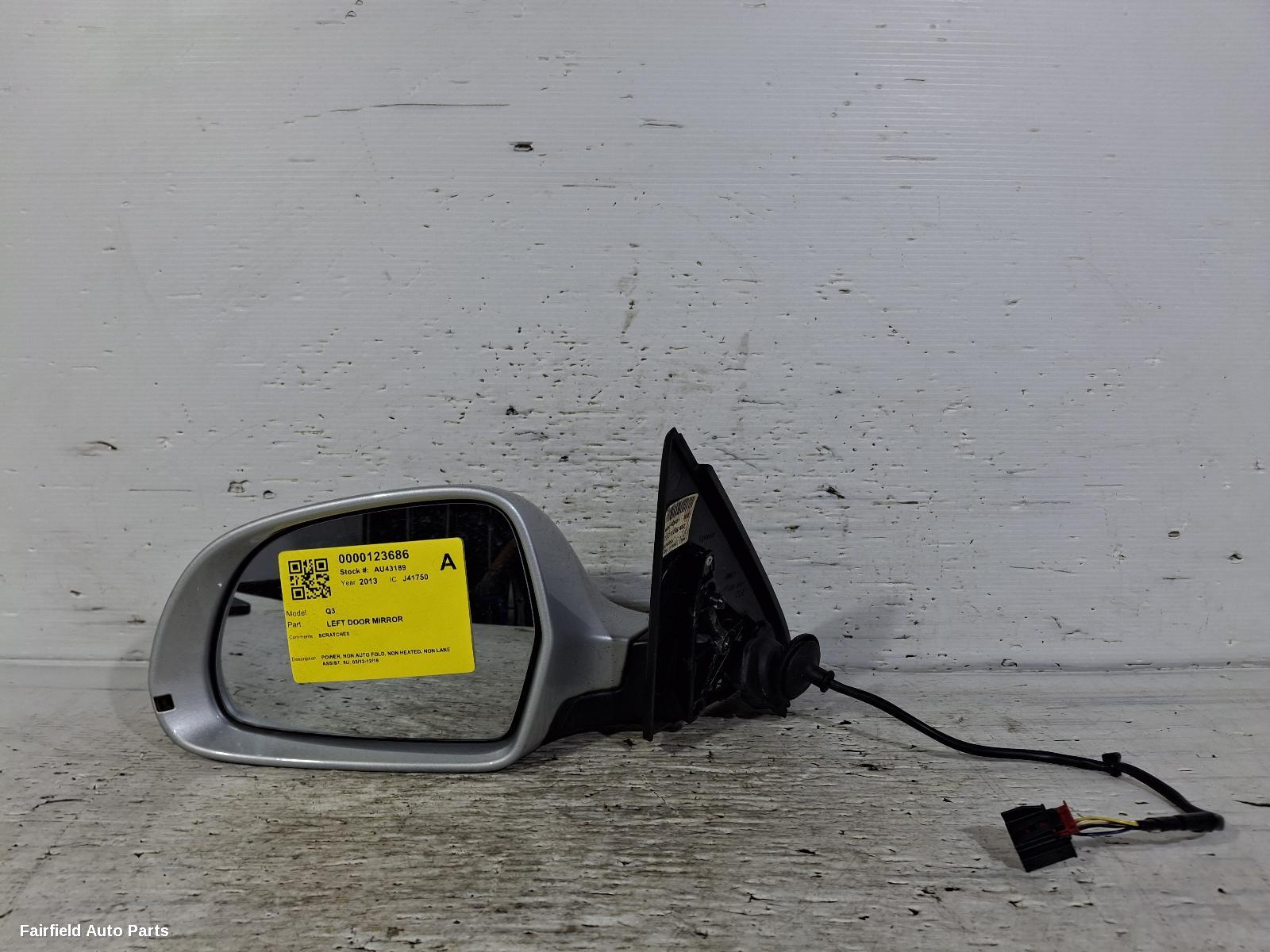 2012-2018 Audi Q3 Left Door Mirror