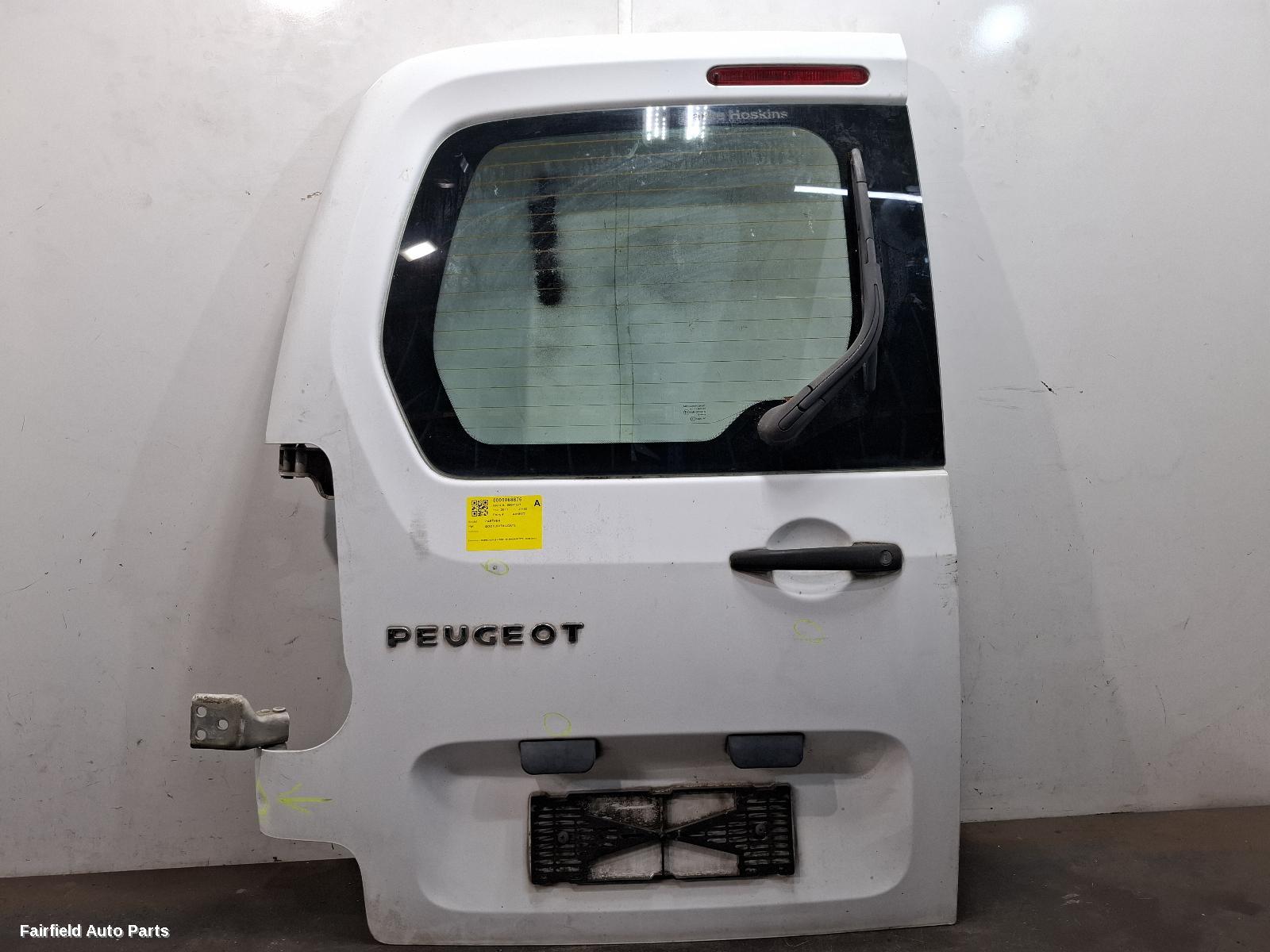 2008-2015 Peugeot Partner Bootlid Tailgate