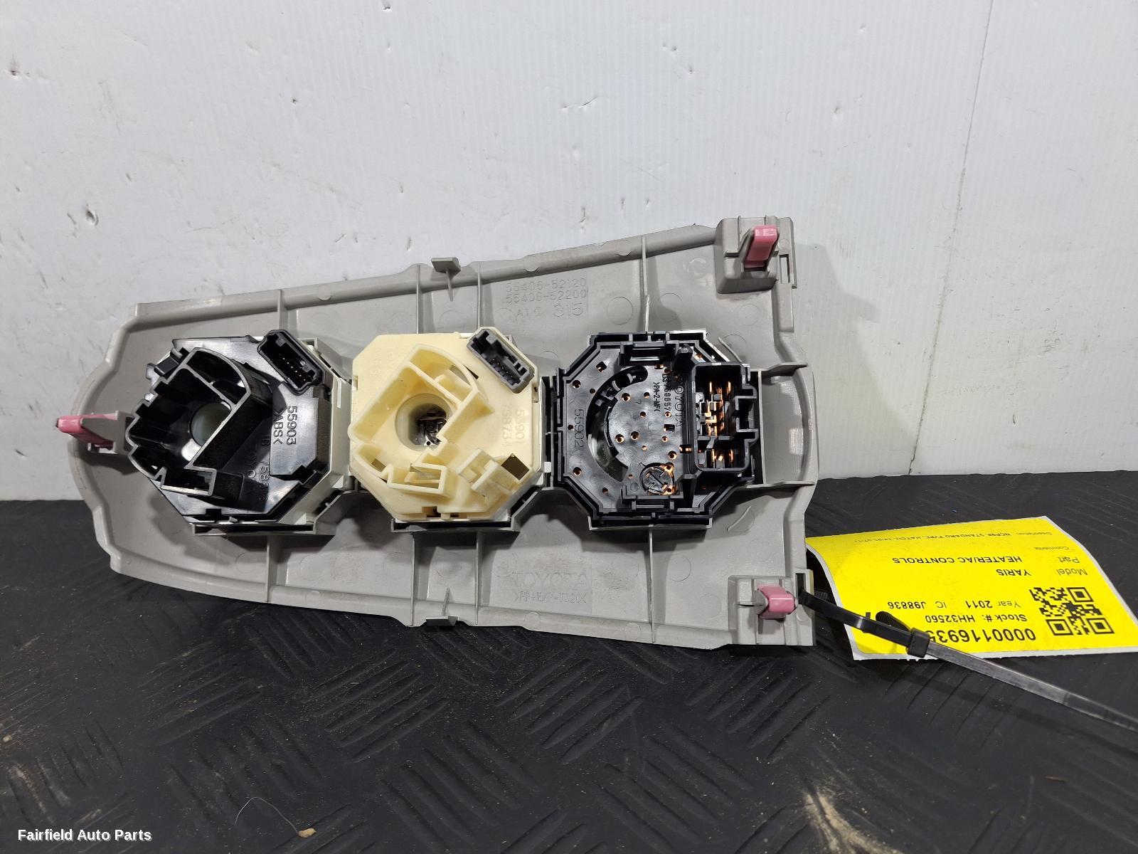 2005-2011 Toyota Yaris Heater Ac Controls