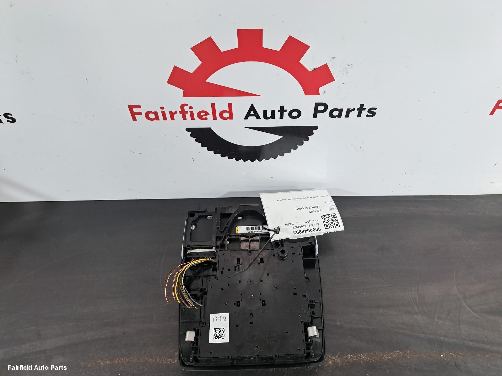 2012-2019 Bmw 3 Series Courtesy Light