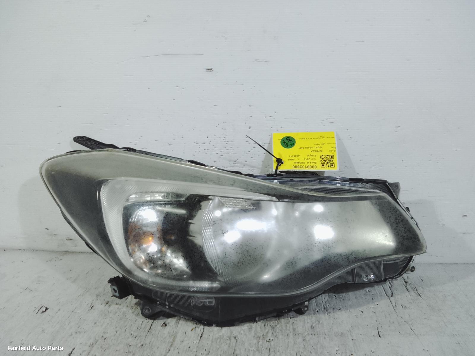 2015-2017 Subaru Impreza Right Headlamp
