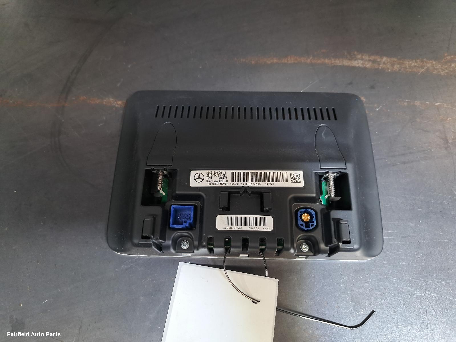 2015-2019 Mercedes B Class Radio Cd Dvd Sat Tv