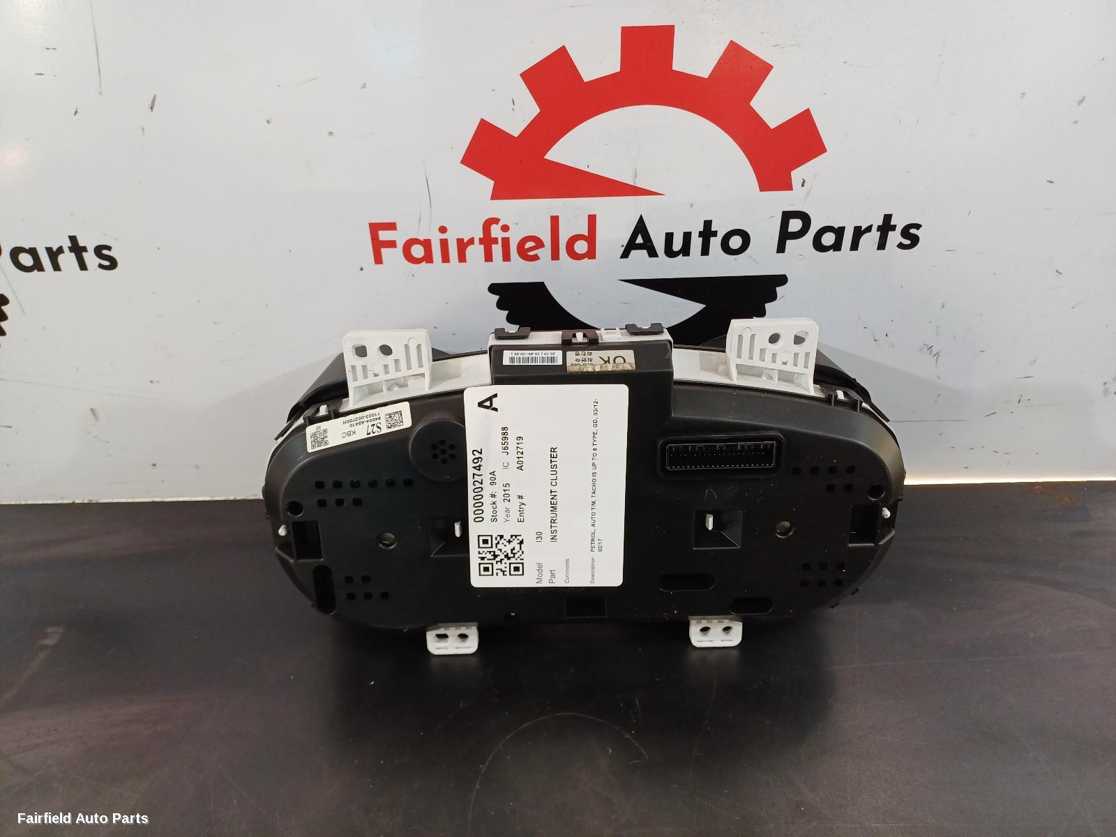 2012-2017 Hyundai I30 Instrument Cluster