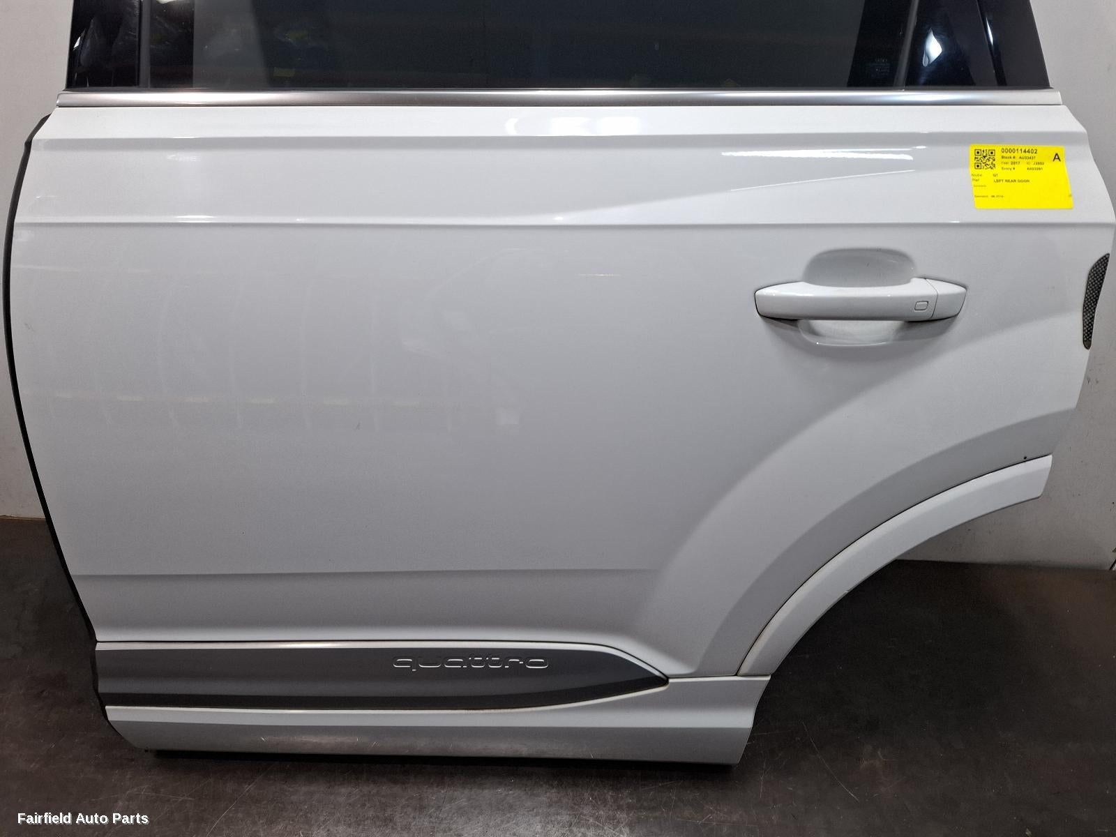 2015-2026 Audi Q7 Left Rear Door Sliding