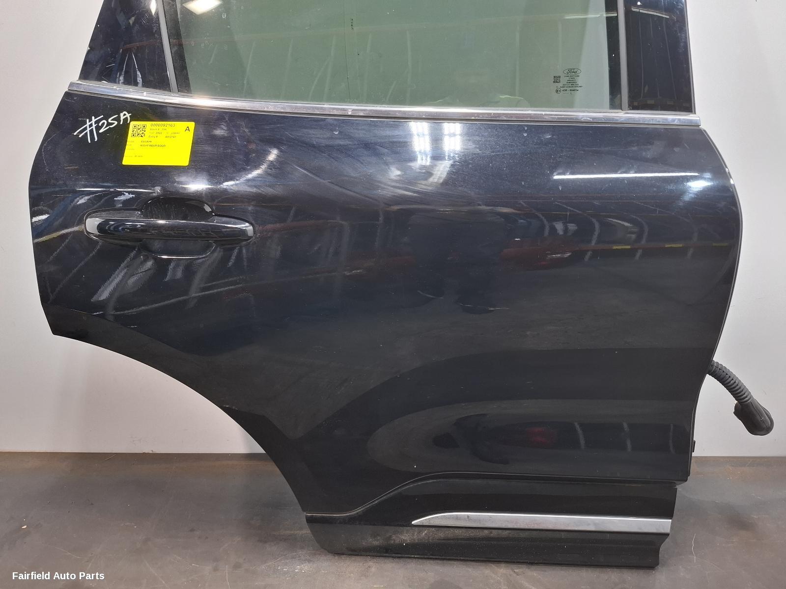2020-2025 Ford Escape Right Rear Door Sliding