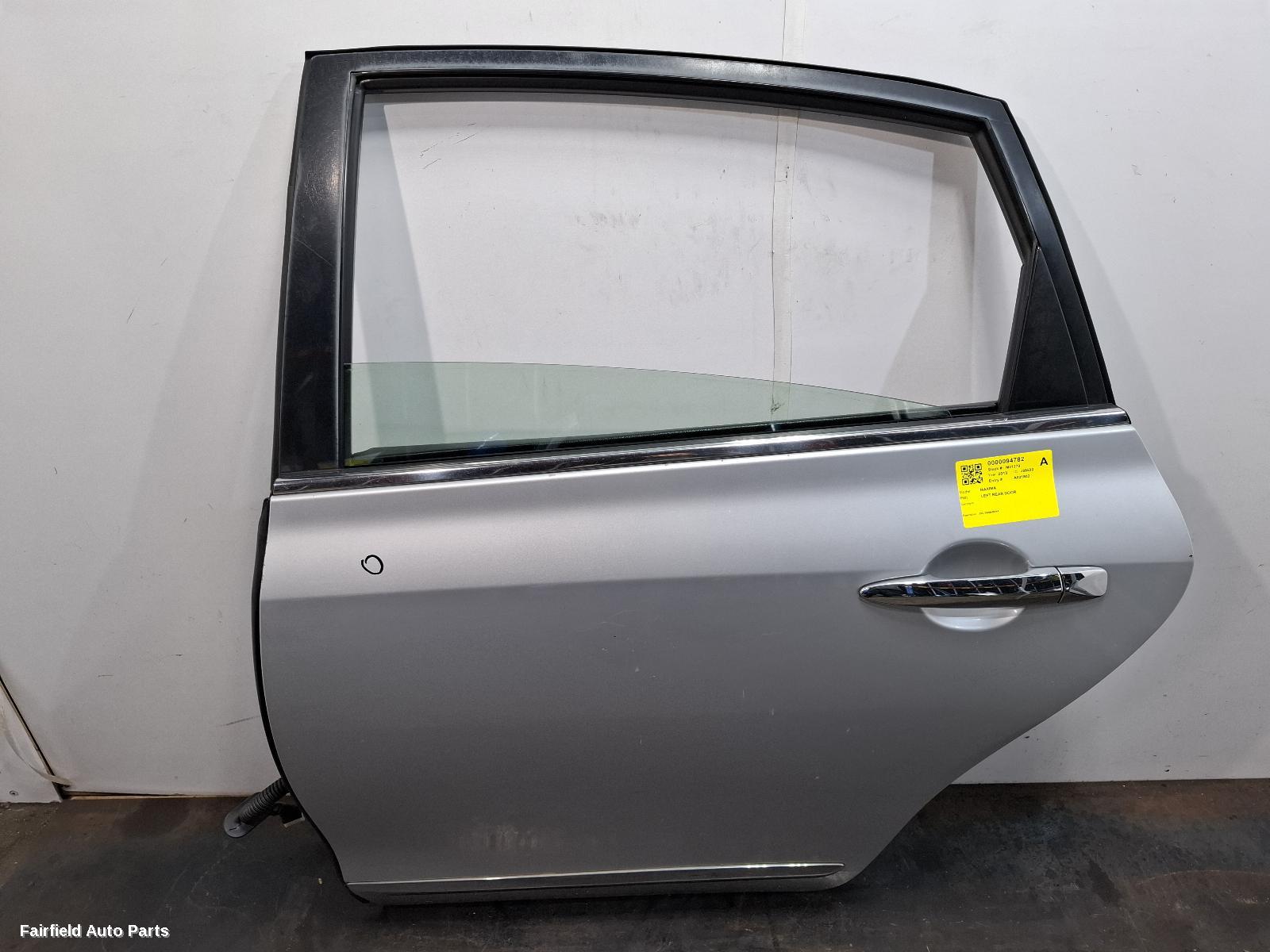 2009-2014 Nissan Maxima Left Rear Door Sliding