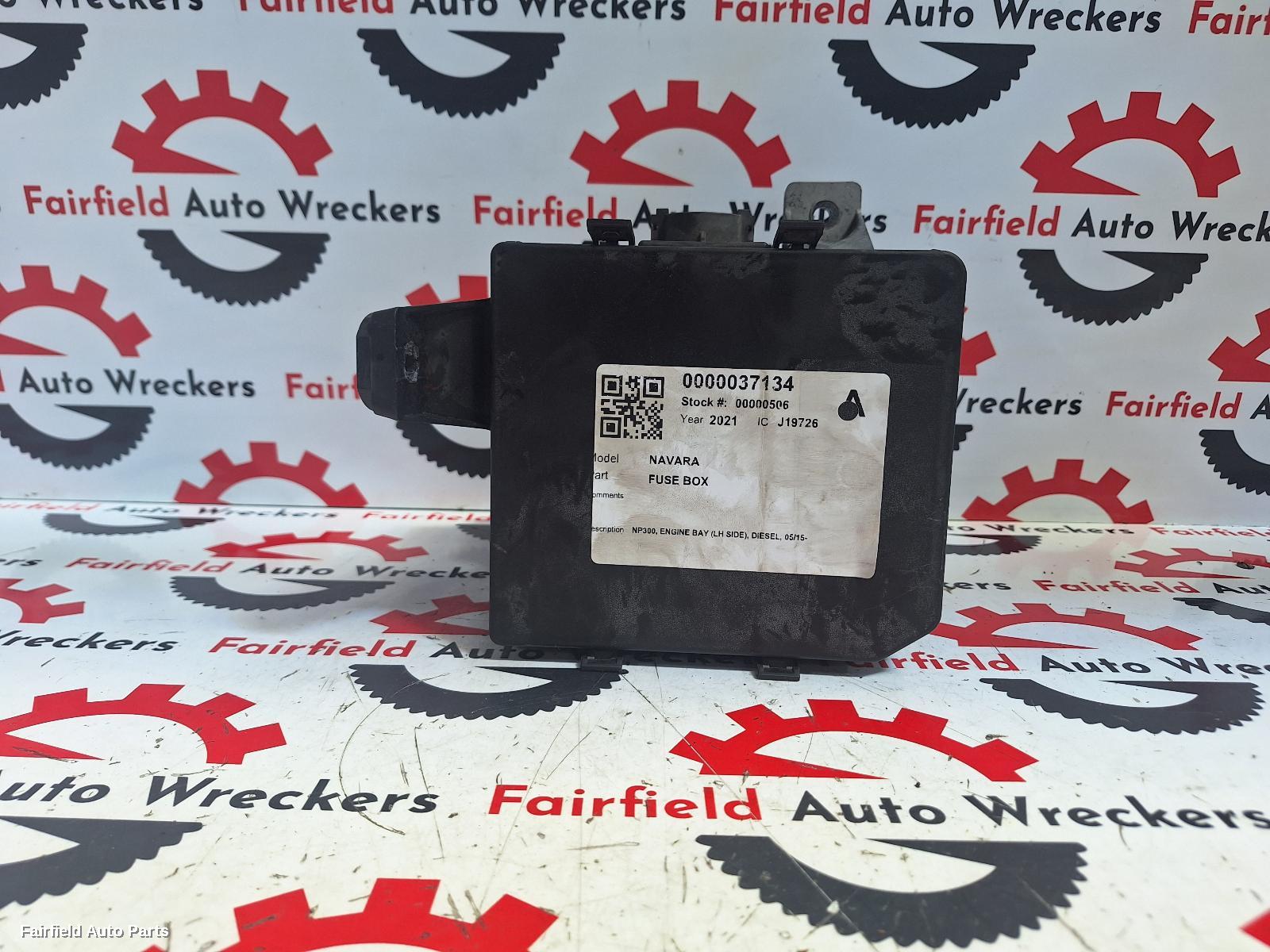2015-2023 Nissan Navara Fuse Box