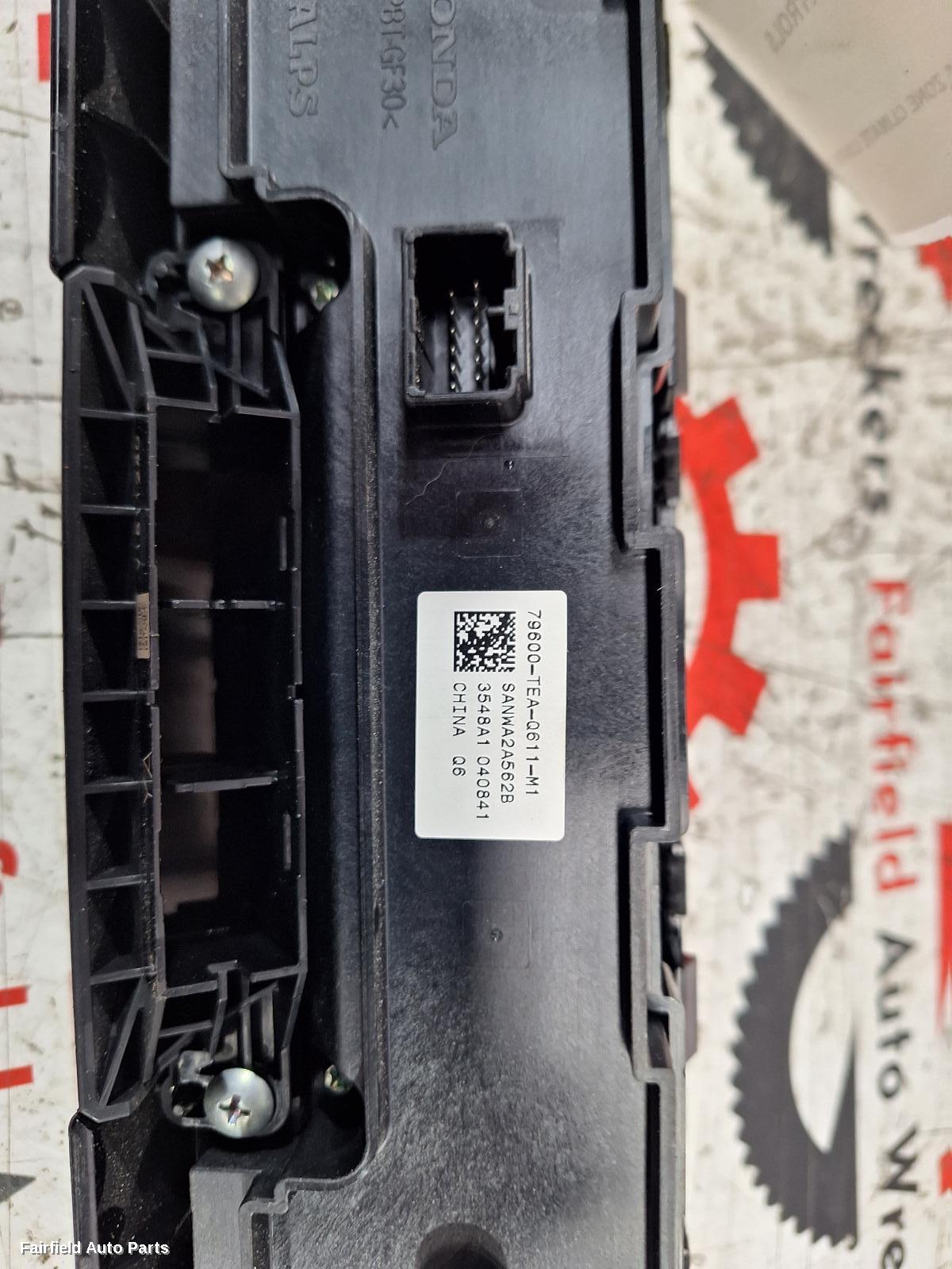 2016-2021 Honda Civic Heater Ac Controls