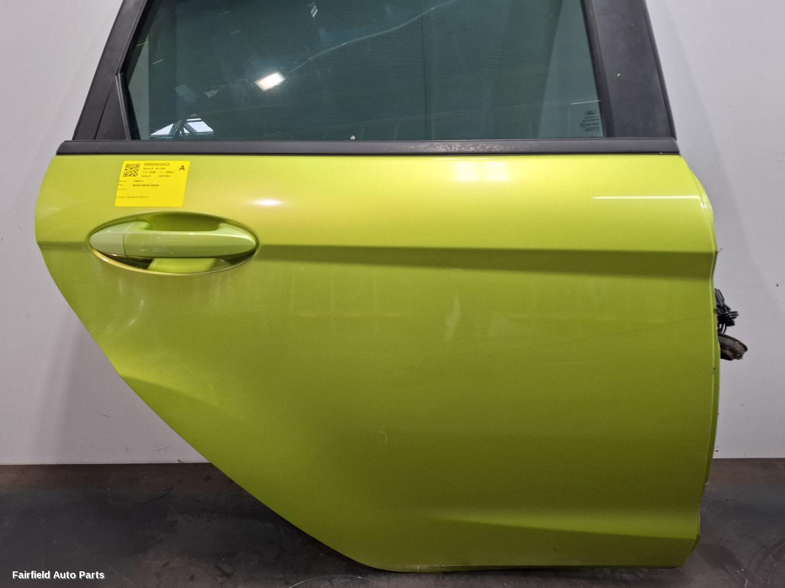 2008-2012 Ford Fiesta Right Rear Door Sliding