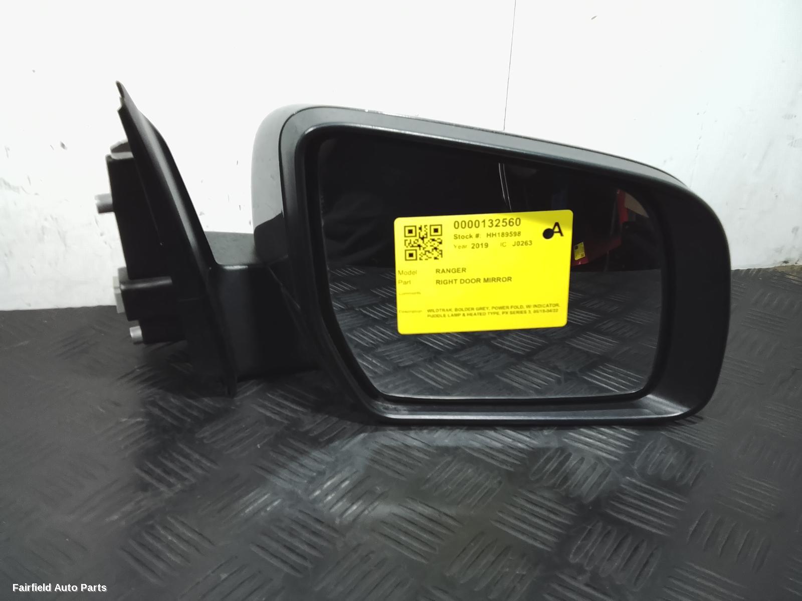 2018-2022 Ford Ranger Right Door Mirror
