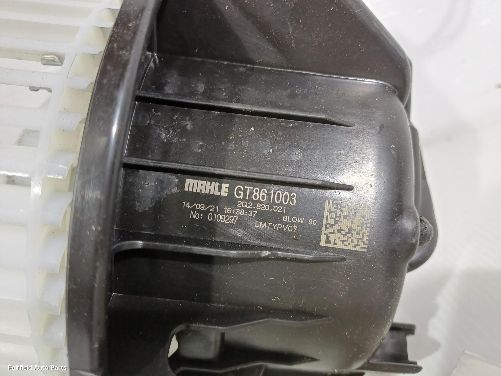 2020-2025 Volkswagen T-cross Heater Fan Motor