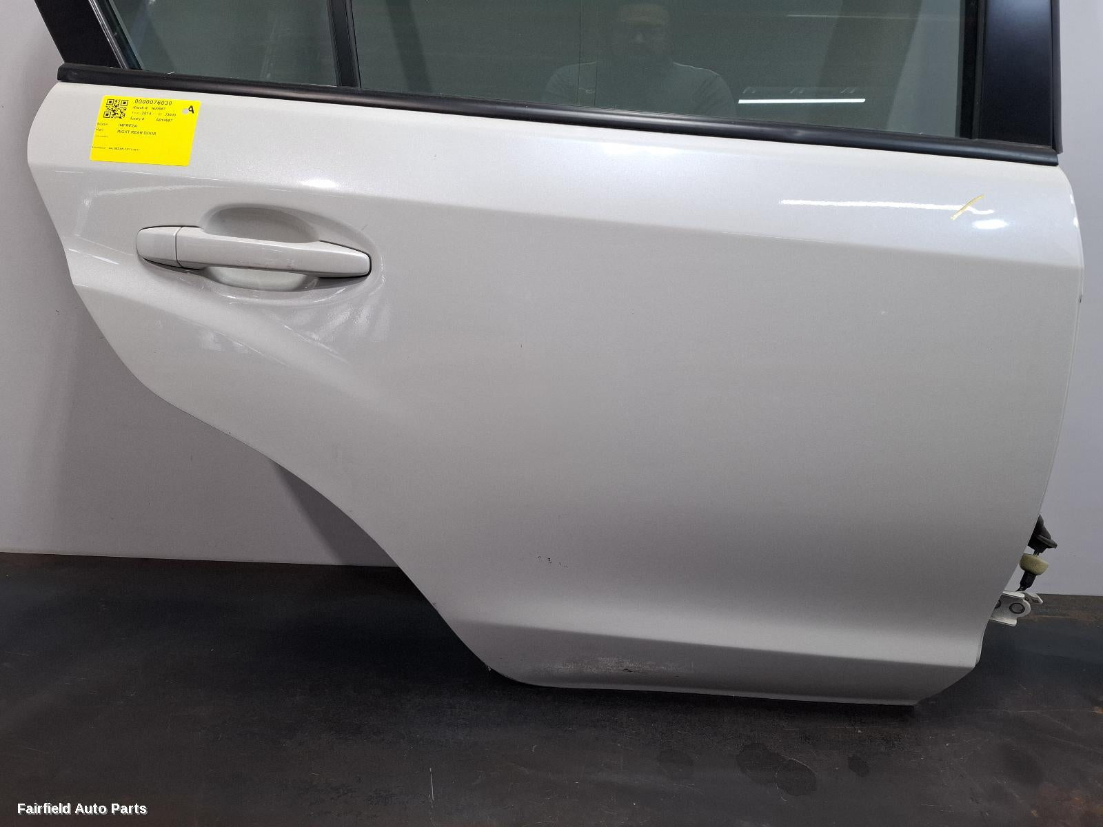 2011-2017 Subaru Impreza Right Rear Door Sliding