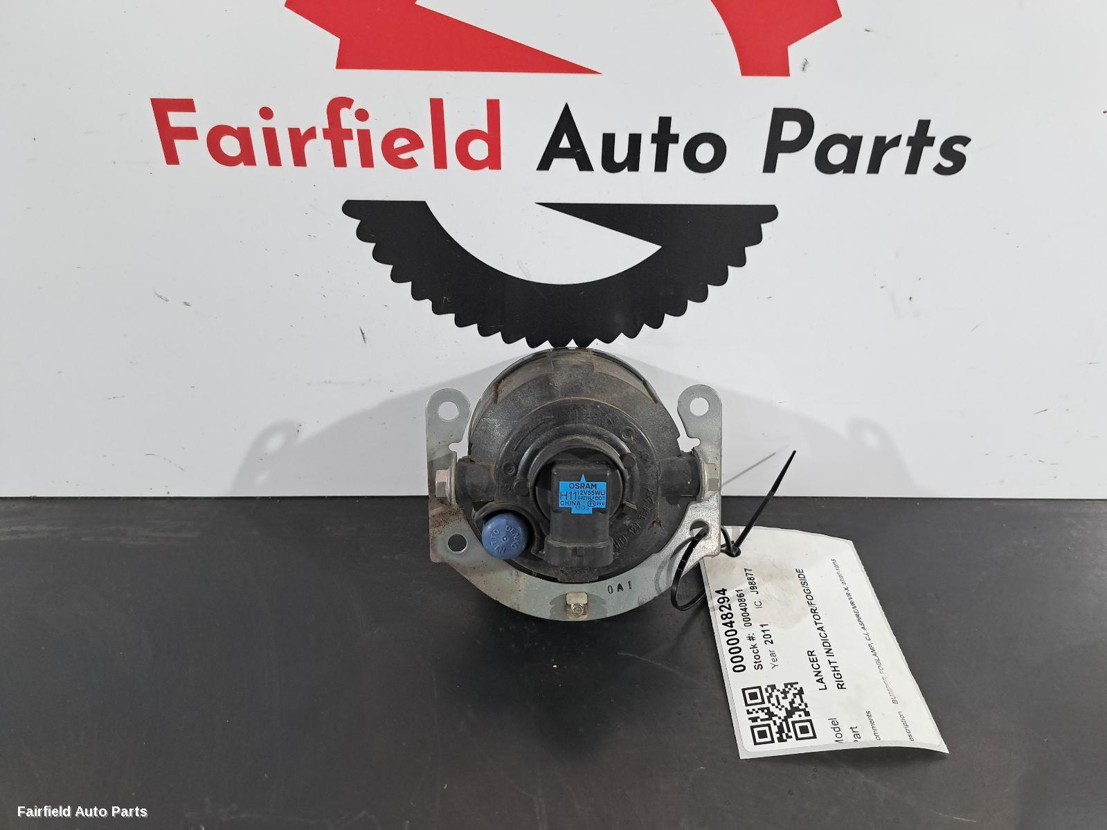 2007-2015 Mitsubishi Lancer Right Indicator Fog Side