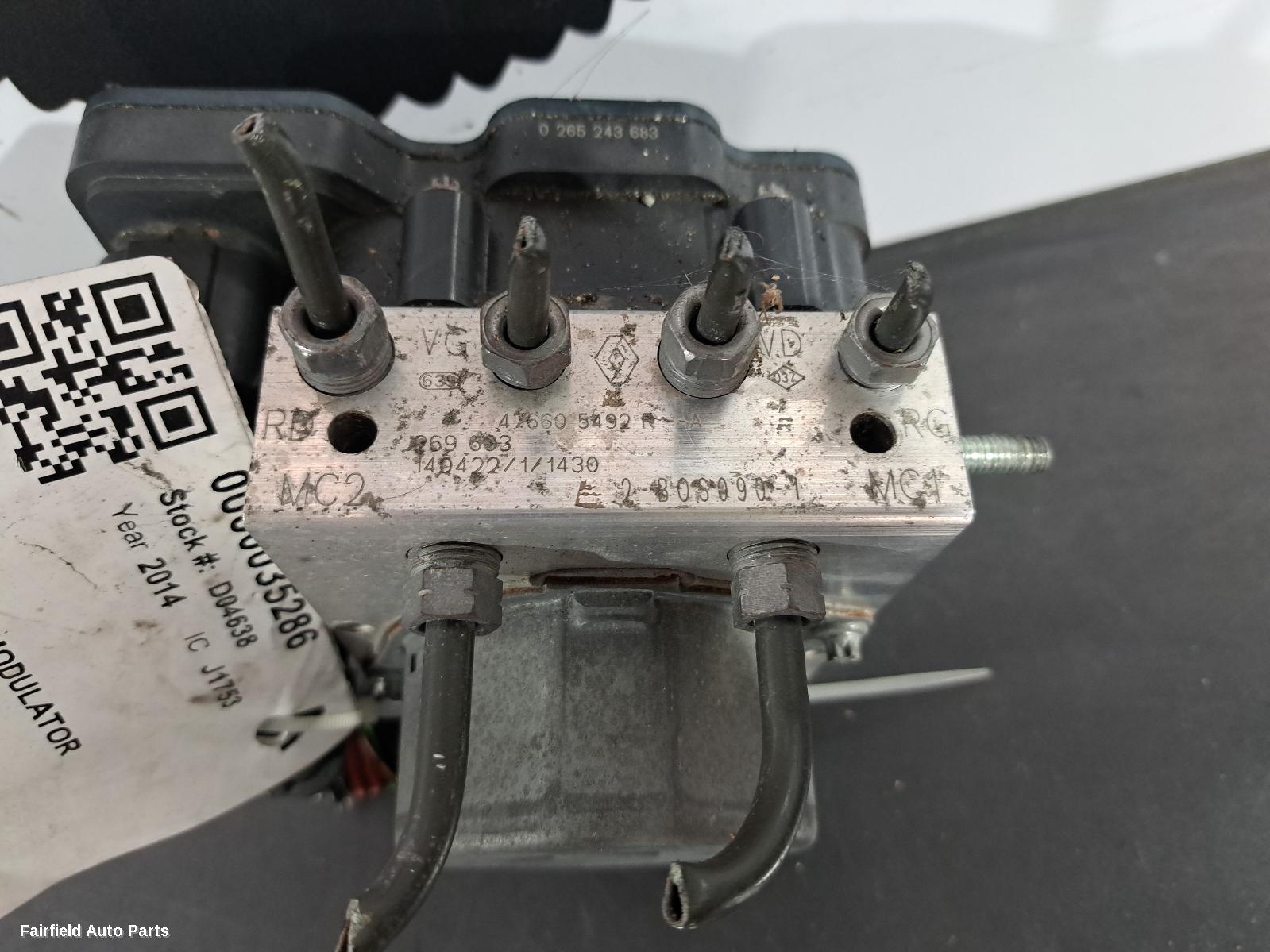 2013-2019 Renault Clio Abs Pump Modulator