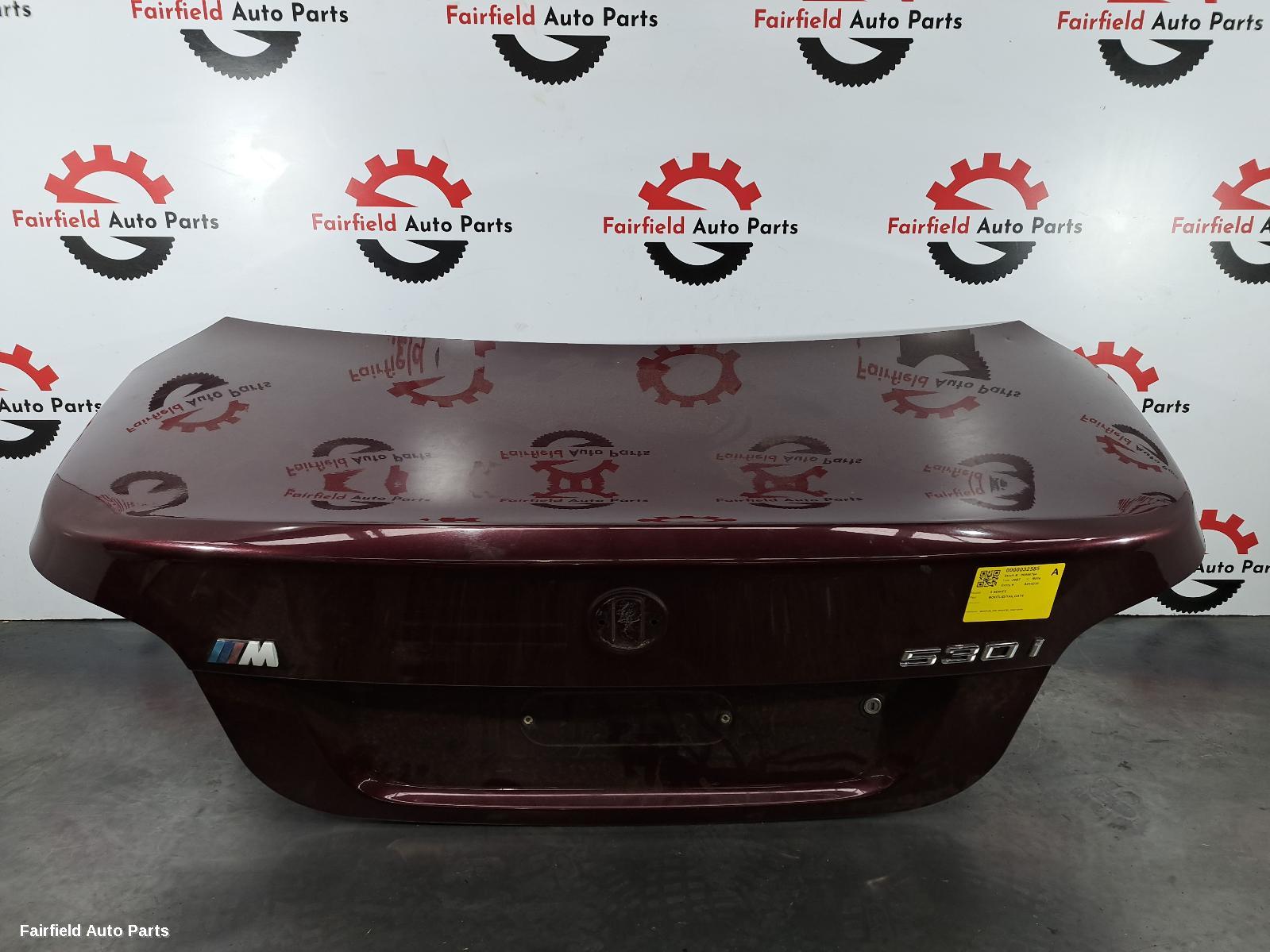 2007-2010 Bmw 5 Series Bootlid Tailgate