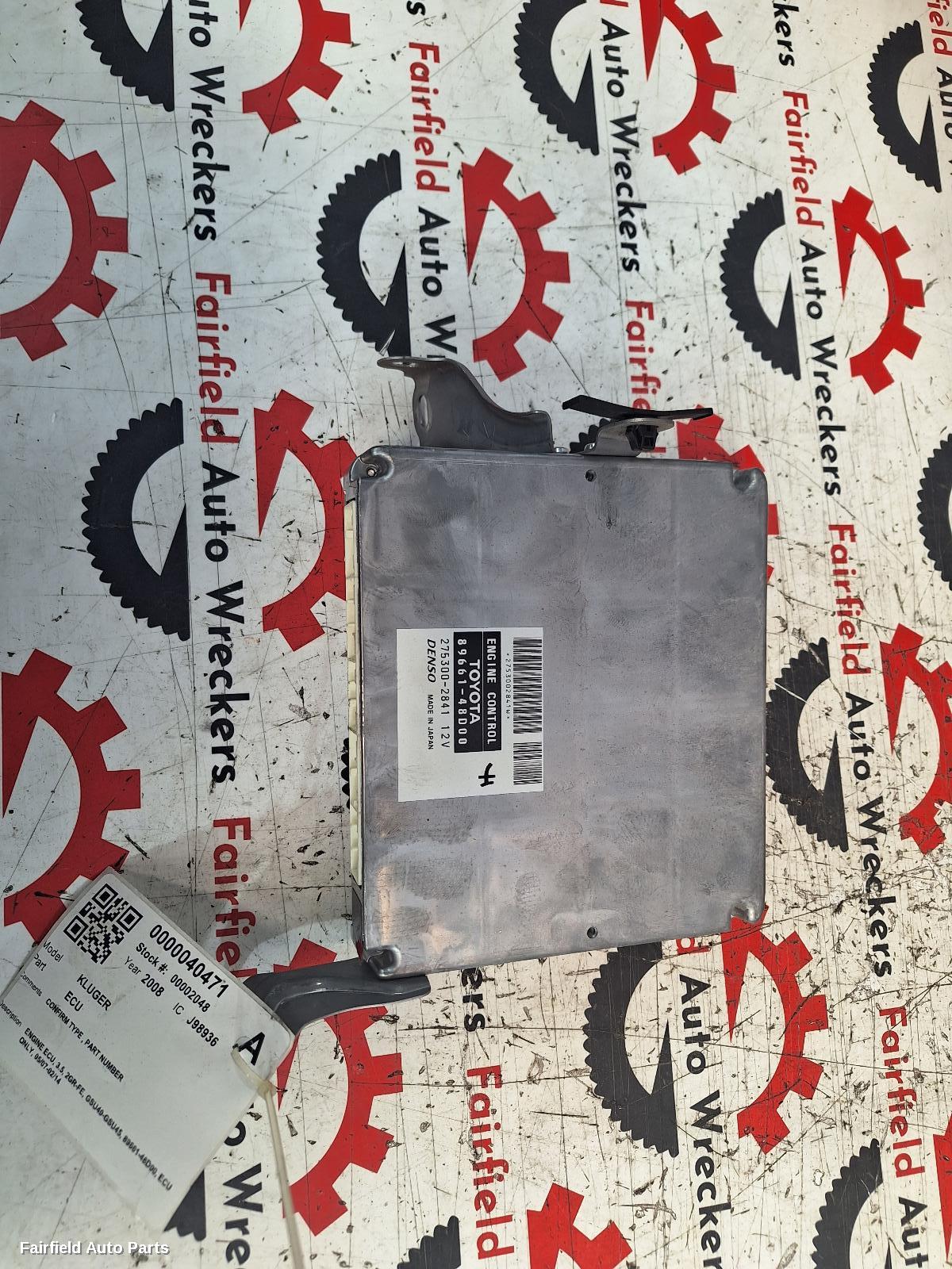 2007-2010 Toyota Kluger Ecu