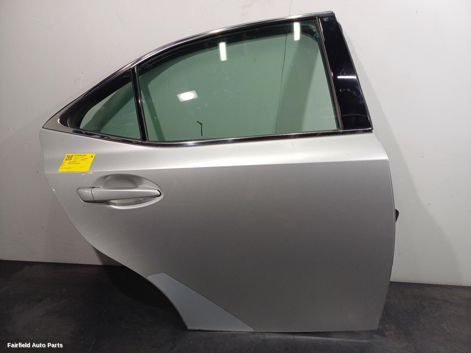 2013-2020 Lexus Is Series Right Rear Door Sliding