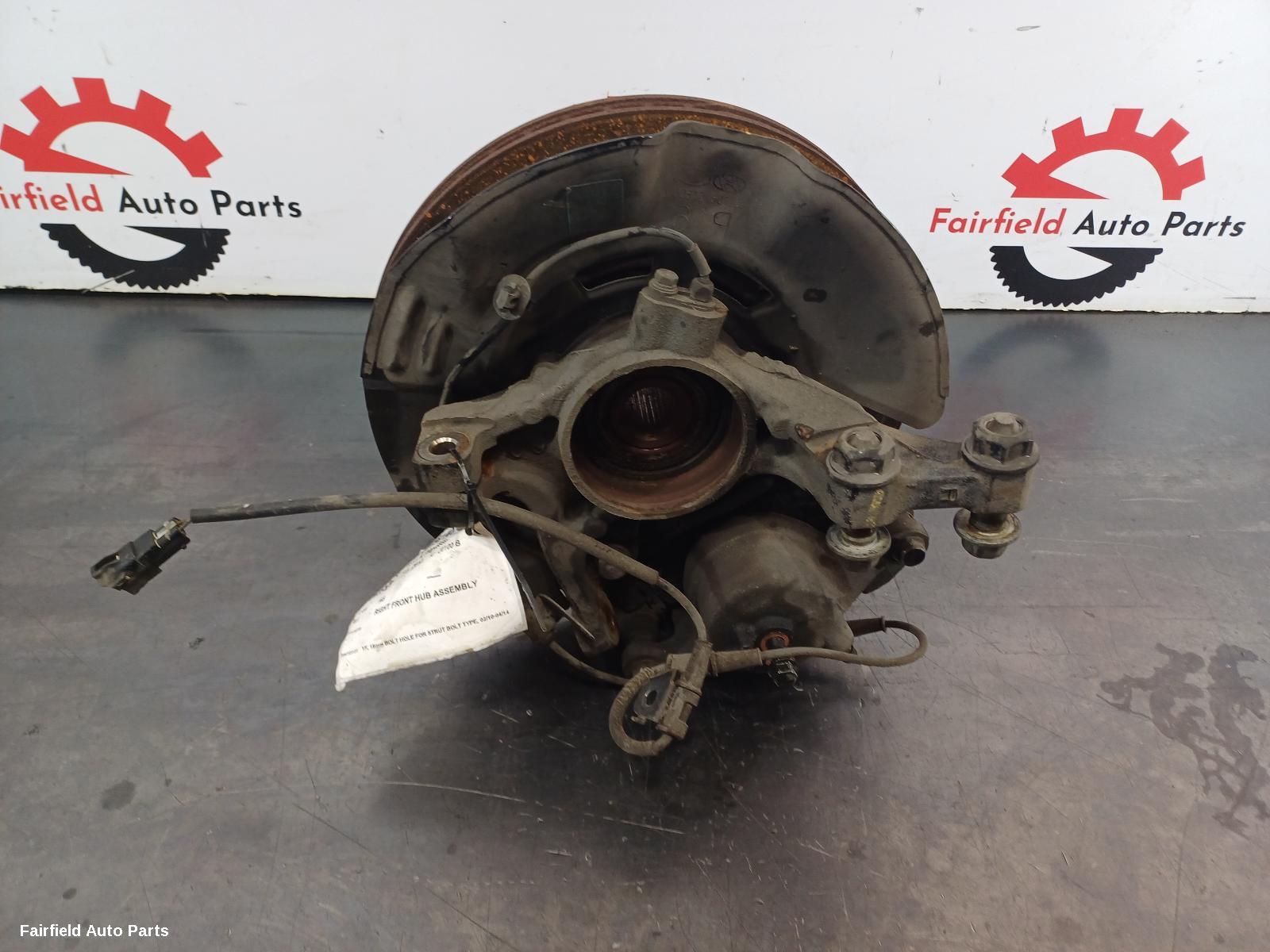 2010-2012 Hyundai I45 Right Front Hub Assembly