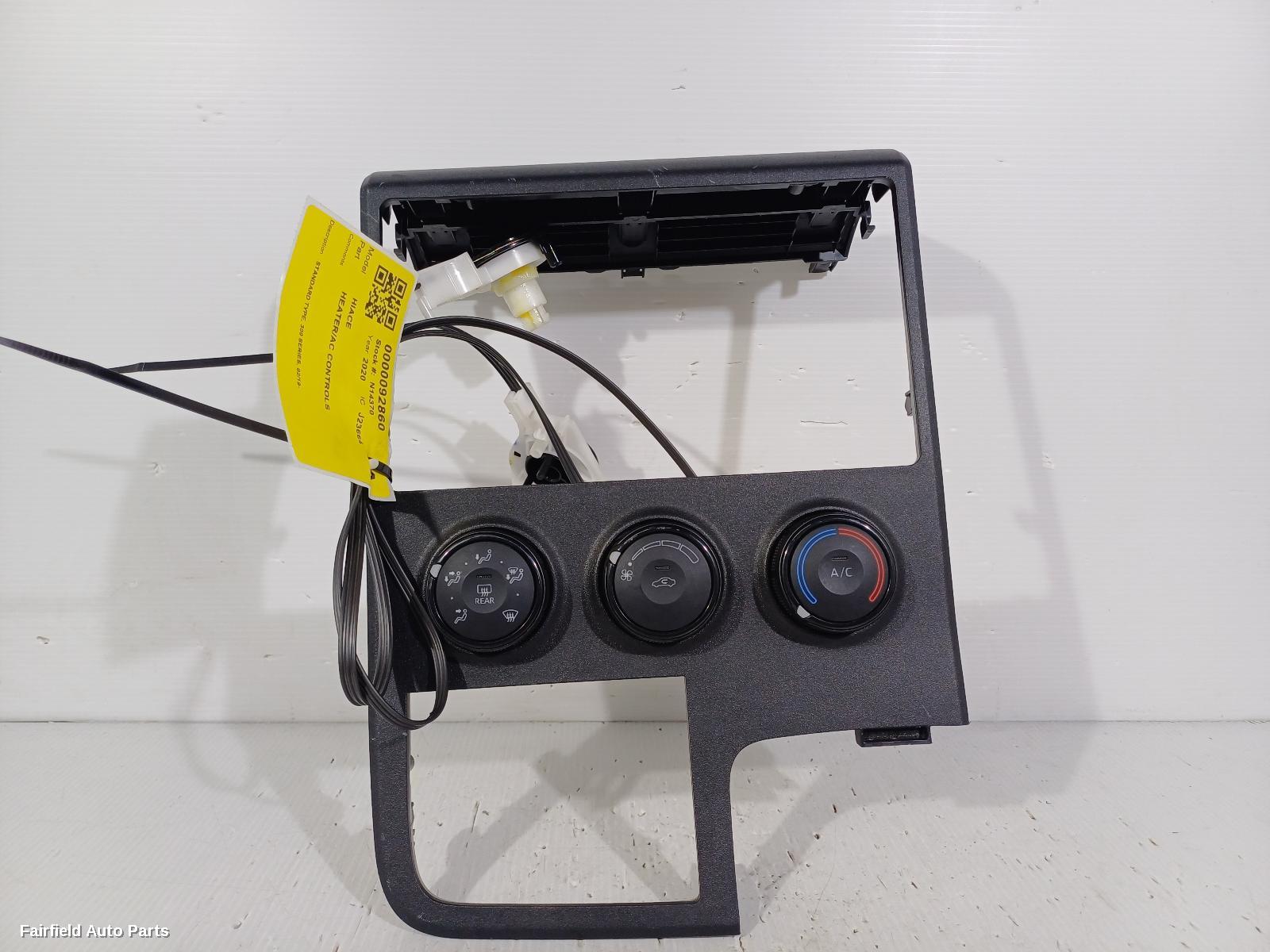 2019-2025 Toyota Hiace Heater Ac Controls
