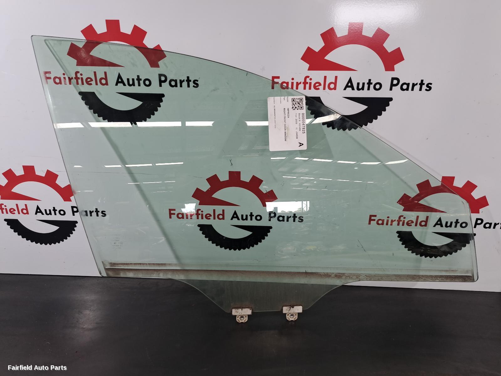 2007-2013 Subaru Impreza Right Front Door Window