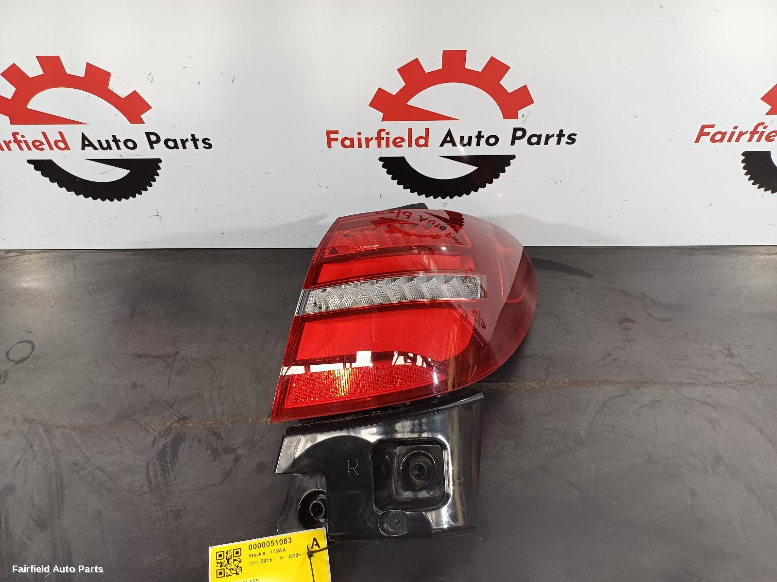 2015-2019 Mercedes B Class Right Taillight