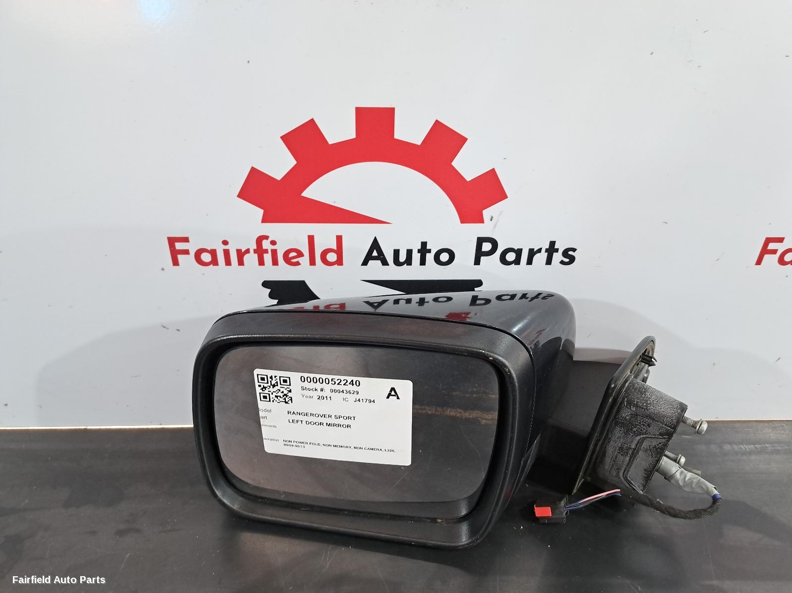 2009-2013 Land Rover Rangerover Sport Left Door Mirror