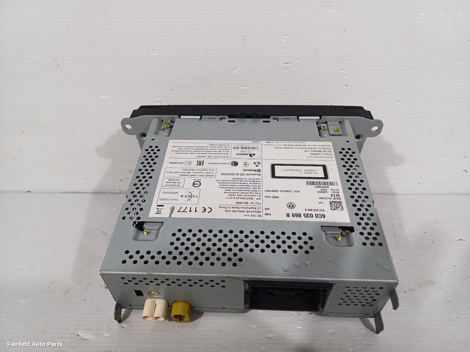 2010-2017 Volkswagen Polo Radio Cd Dvd Sat Tv