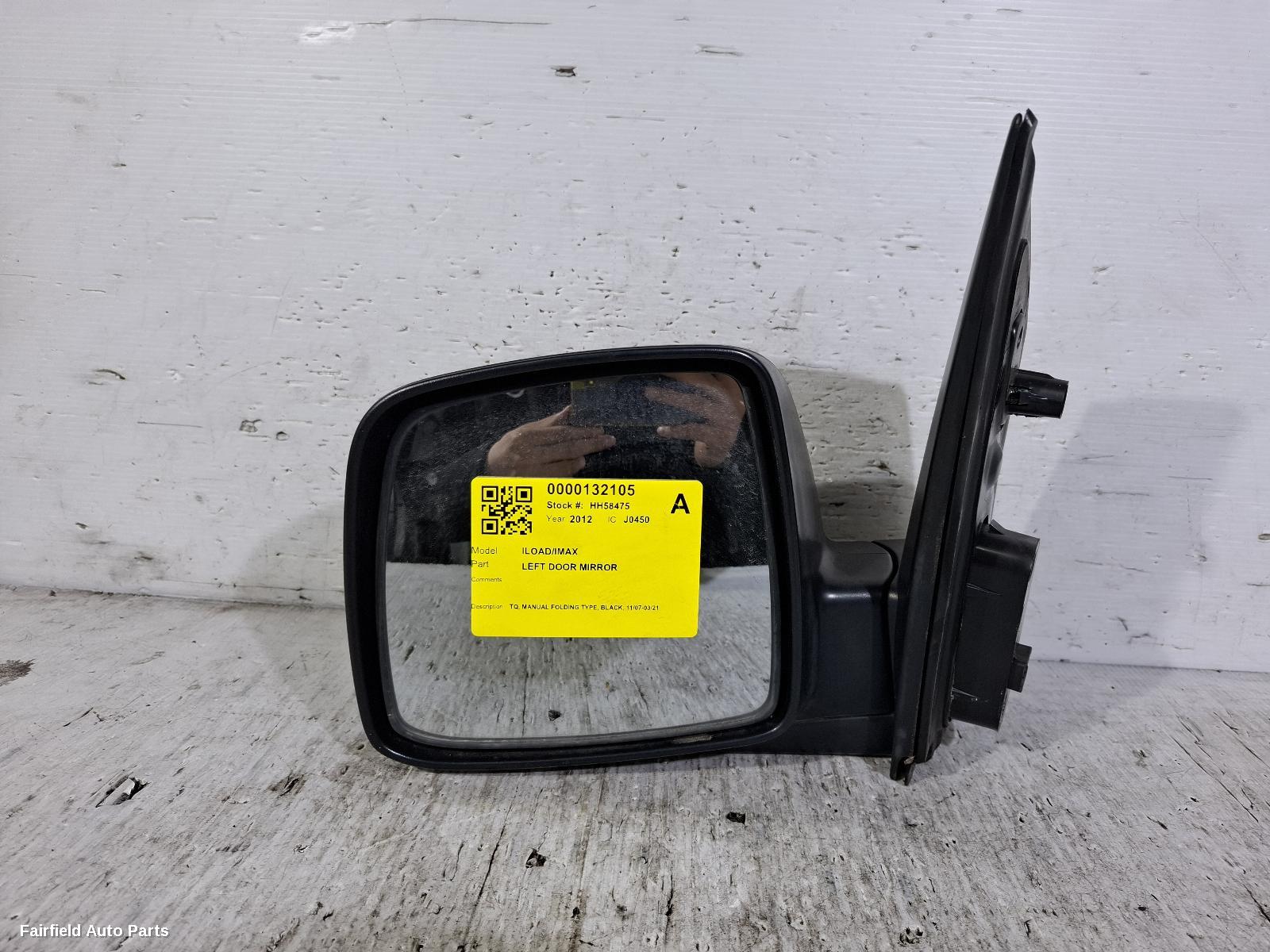 2007-2021 Hyundai Iload/imax Left Door Mirror