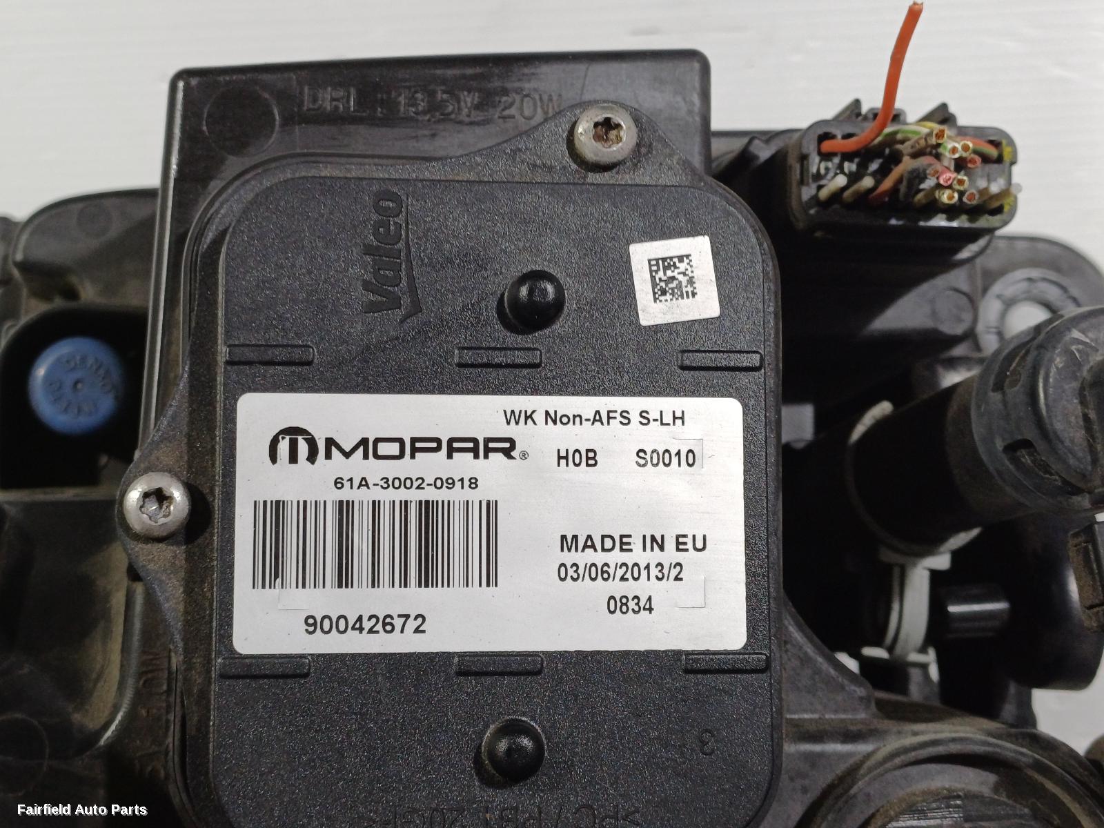 2013-2016 Jeep Grandcherokee Left Headlamp