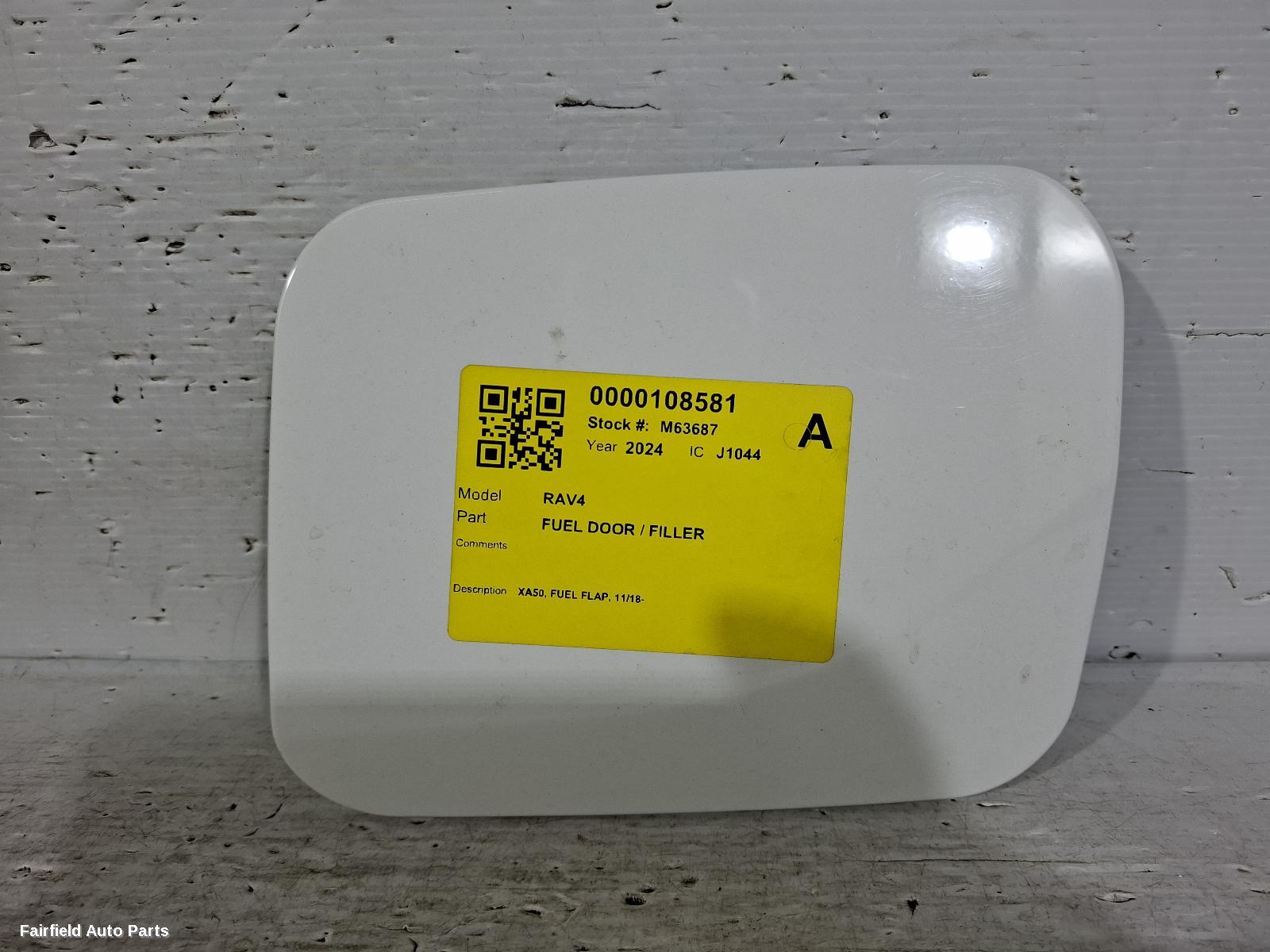 2018-2025 Toyota Rav4 Fuel Door   Filler