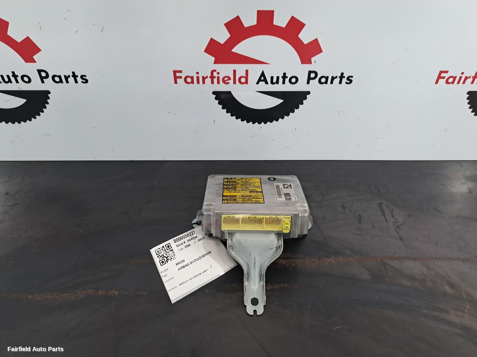 2006-2008 Lexus Rx Series Airbag Module Sensor