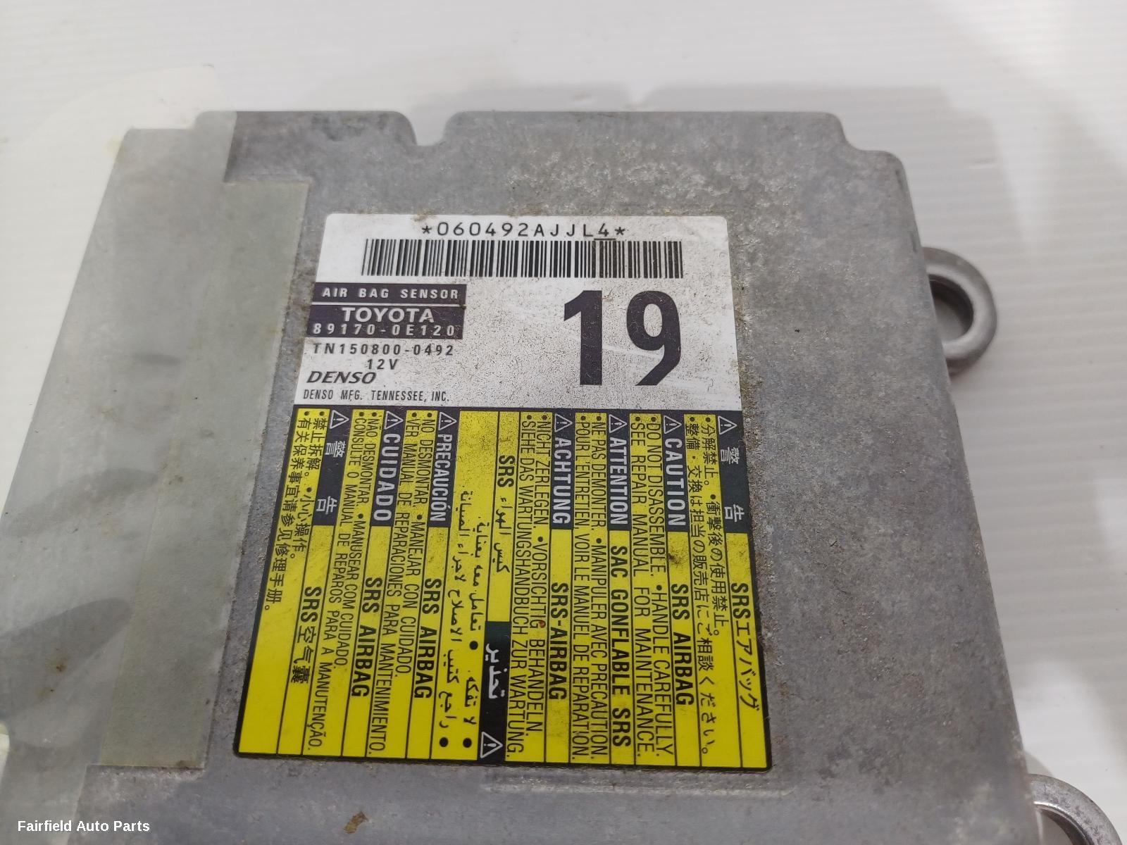 2013-2021 Toyota Kluger Airbag Module Sensor