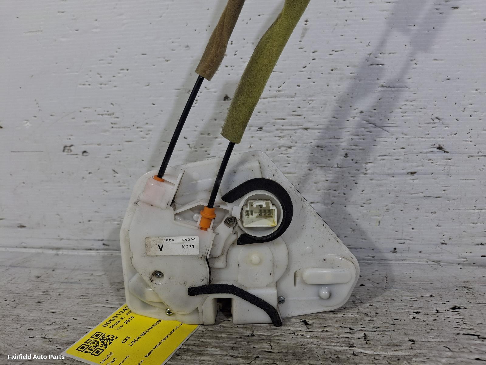2012-2016 Mazda Cx5 Door Boot Gate Lock