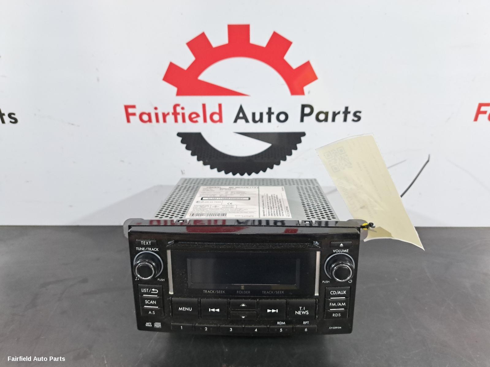 2014-2021 Subaru Wrx Radio Cd Dvd Sat Tv