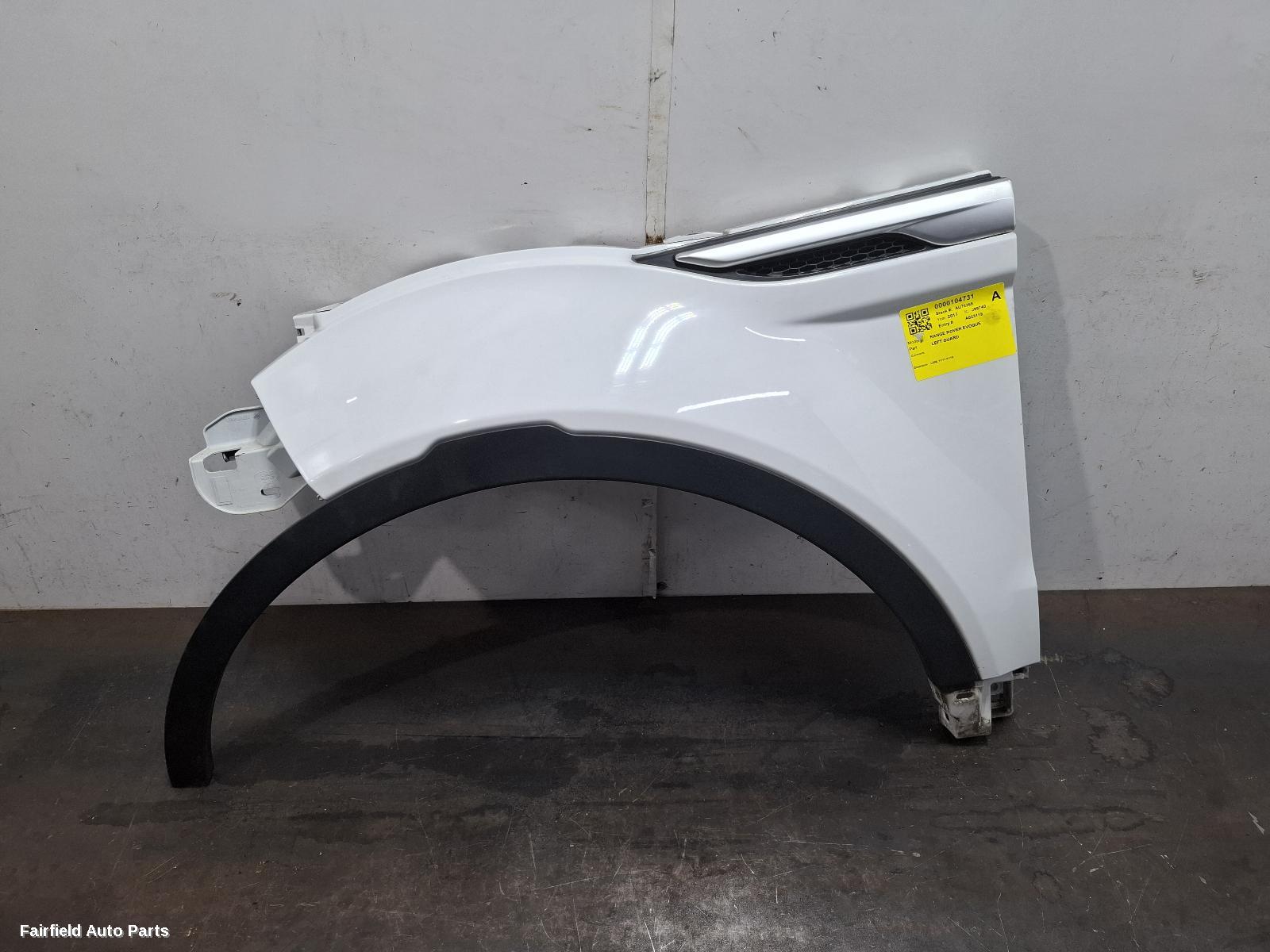 2011-2019 Land Rover Rangerover Evoque Left Guard