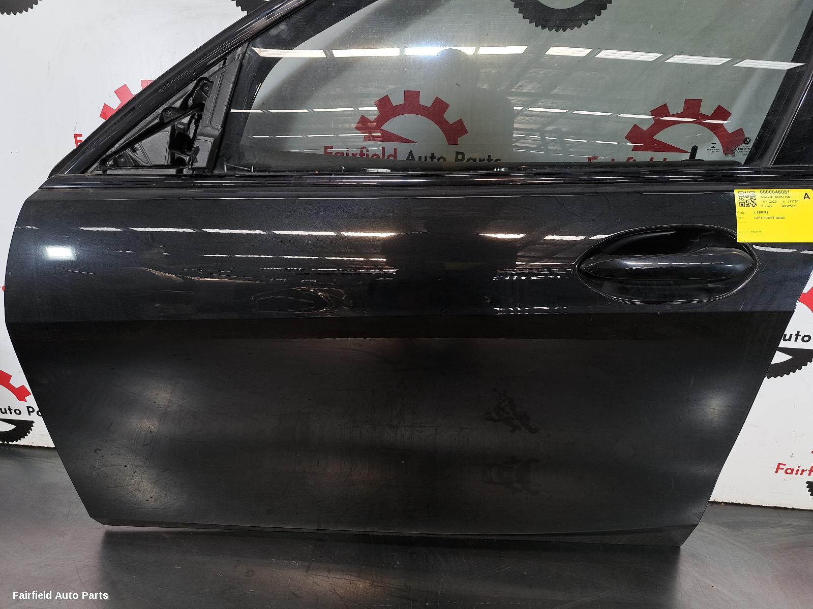 2019-2024 Bmw 1 Series Left Front Door
